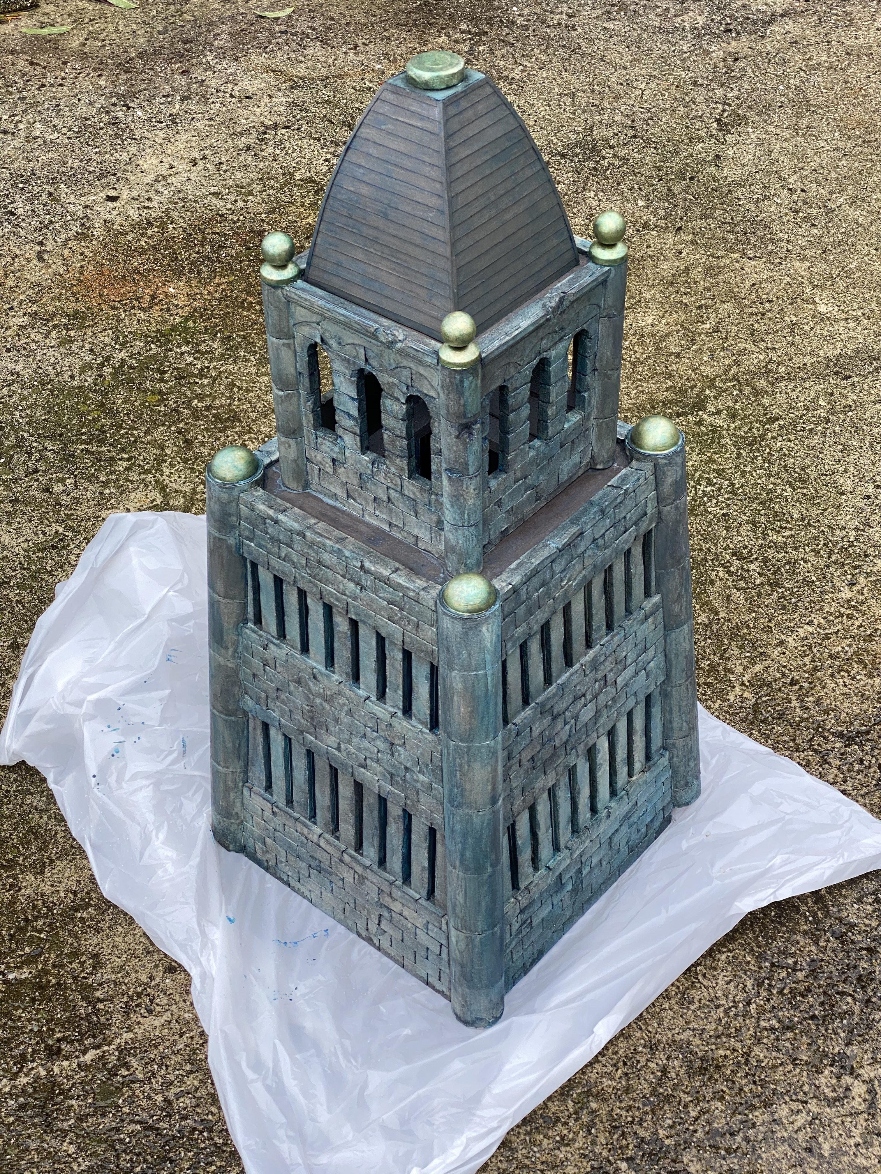 TVアニメ「クレバテス」王城ミニチュア製作#1｜特殊映画研究室 @石井那王貴