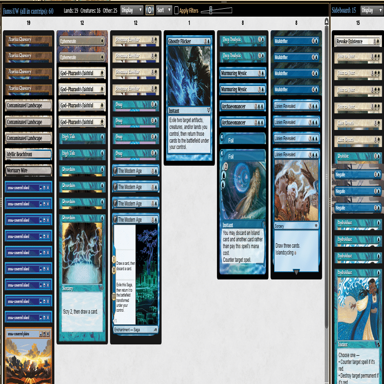 パウパー　ナヤラリー　コンボ搭載 パウパーのコンボのしかじか｜ゆーき/Heterodox