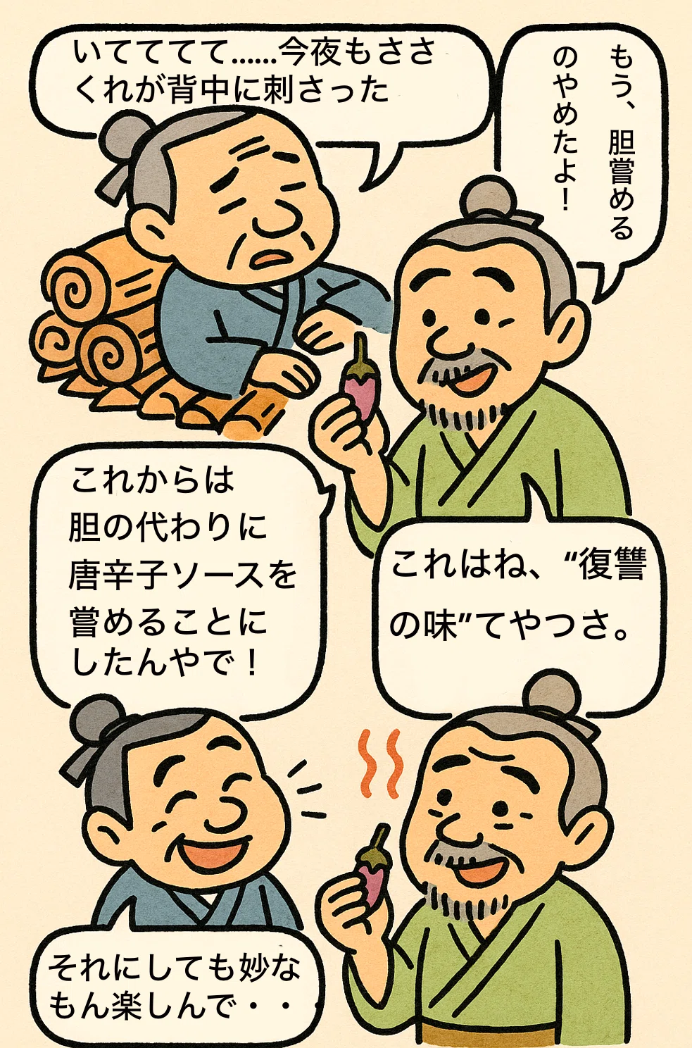 臥薪嘗胆｜boubura
