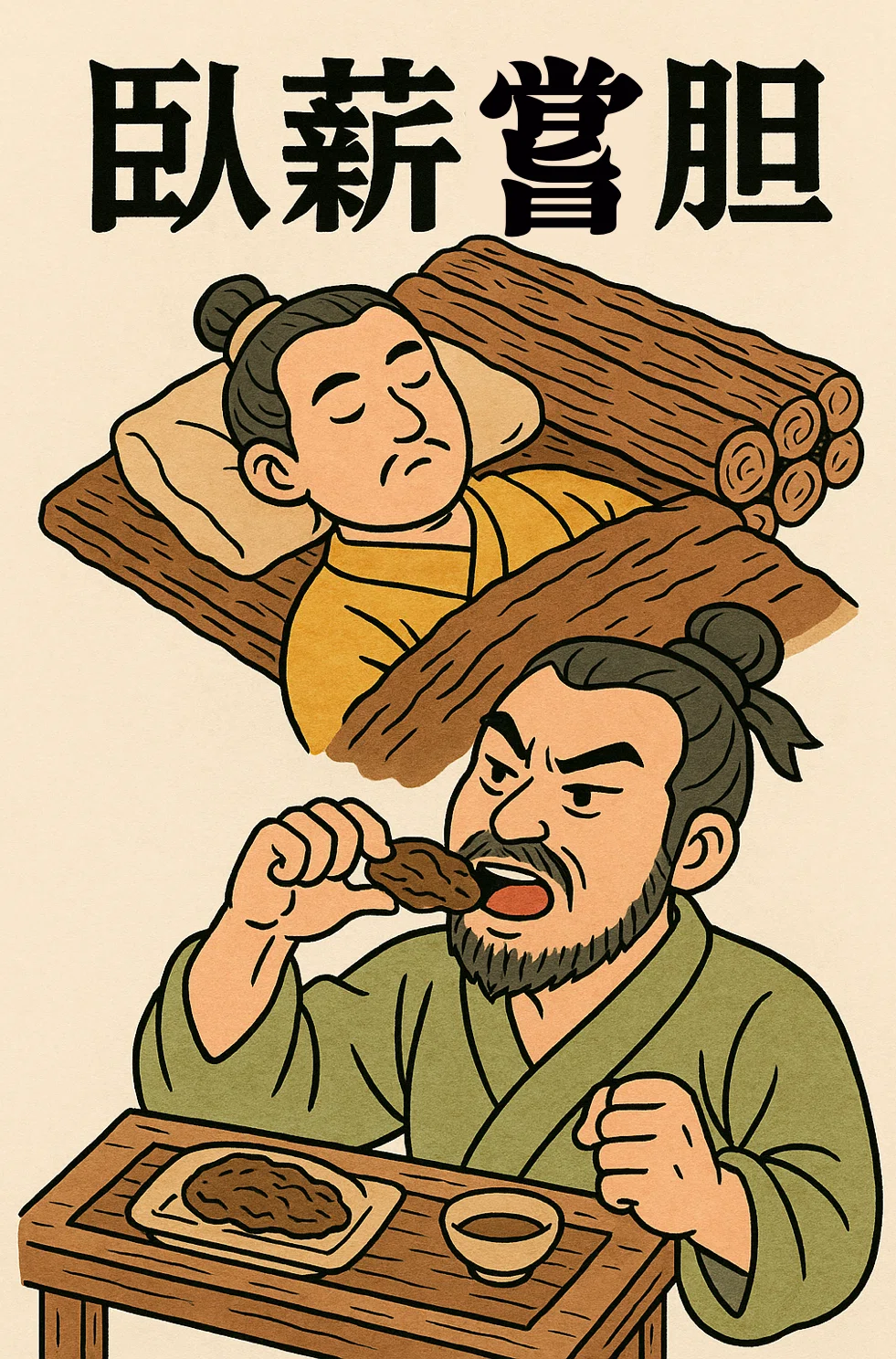 臥薪嘗胆｜boubura