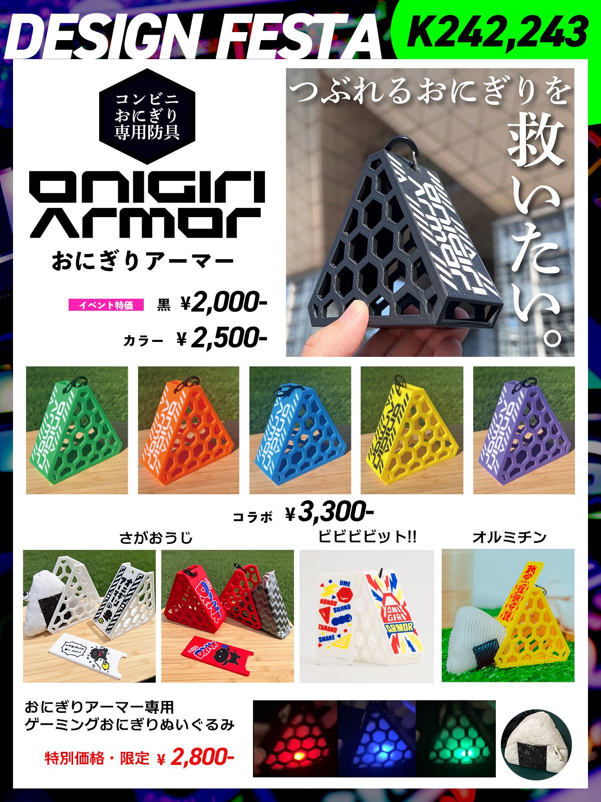 ゲッチャリロボ　水中迷彩　ペインターネット　デザフェス61 デザフェス61出展します（お品書きのご案内）｜すいラボ