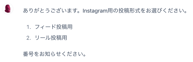 Instagram向け出力例