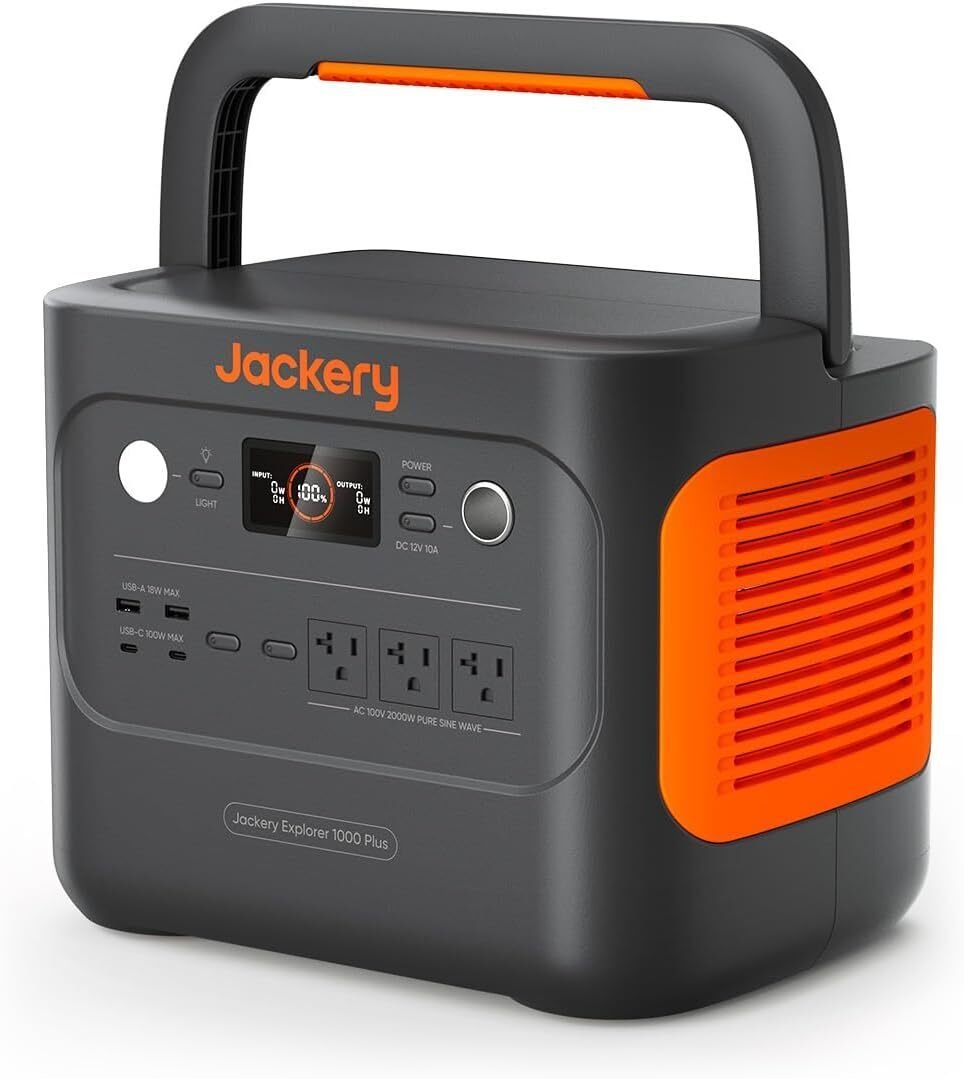 【ポータブル電源】おすすめの大容量 キャンプ　災害時にも　早い者勝ち！ portable-power-supply-1024x768