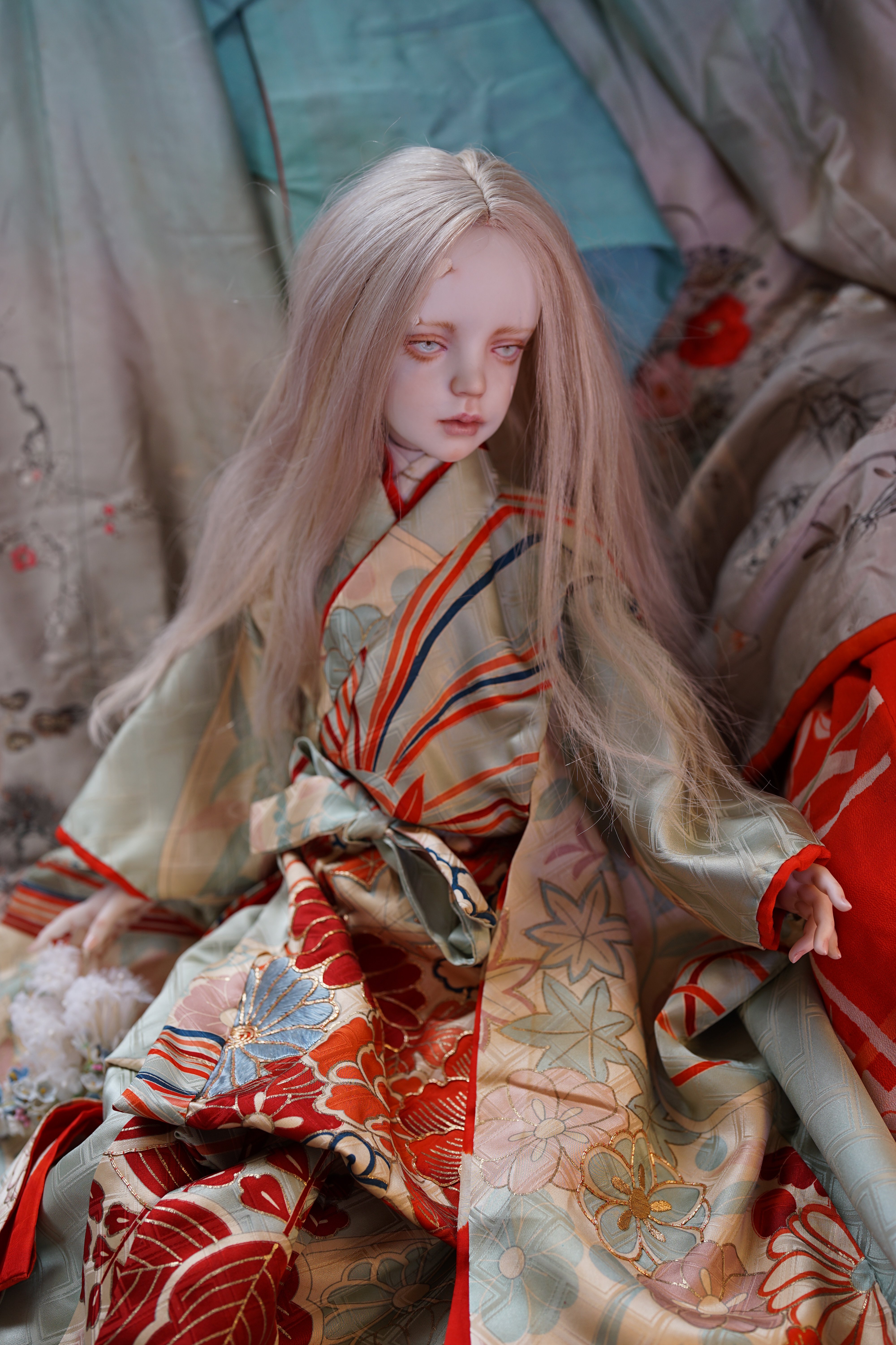 A. Kato パステル画 人形の肖像 中川多理人形展③「靑の肖像」について｜中川多理 Tari Nakagawa