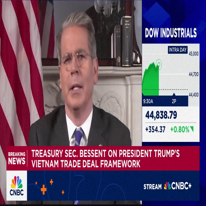 7/3］ベッセント財務長官インタビュー：CNBC & Bloomberg ｜だうじょん