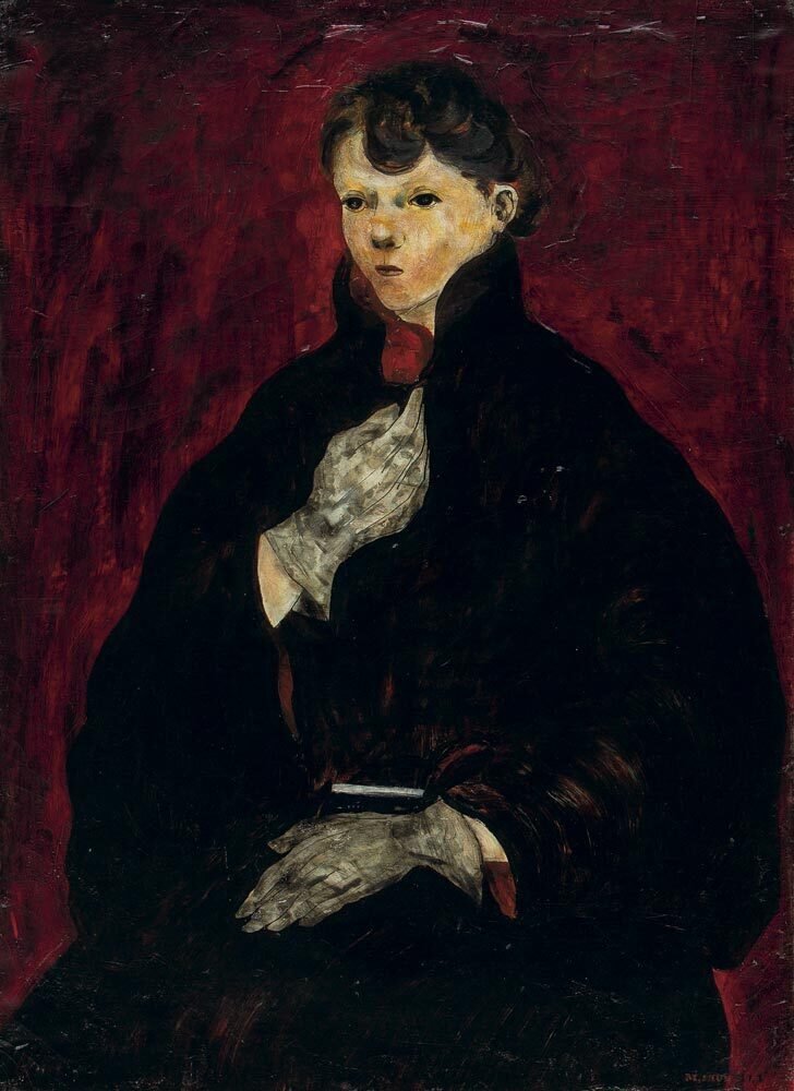 松本哲男、【黄山黎明】、希少な大判額装用画集より、美品、日本人画家