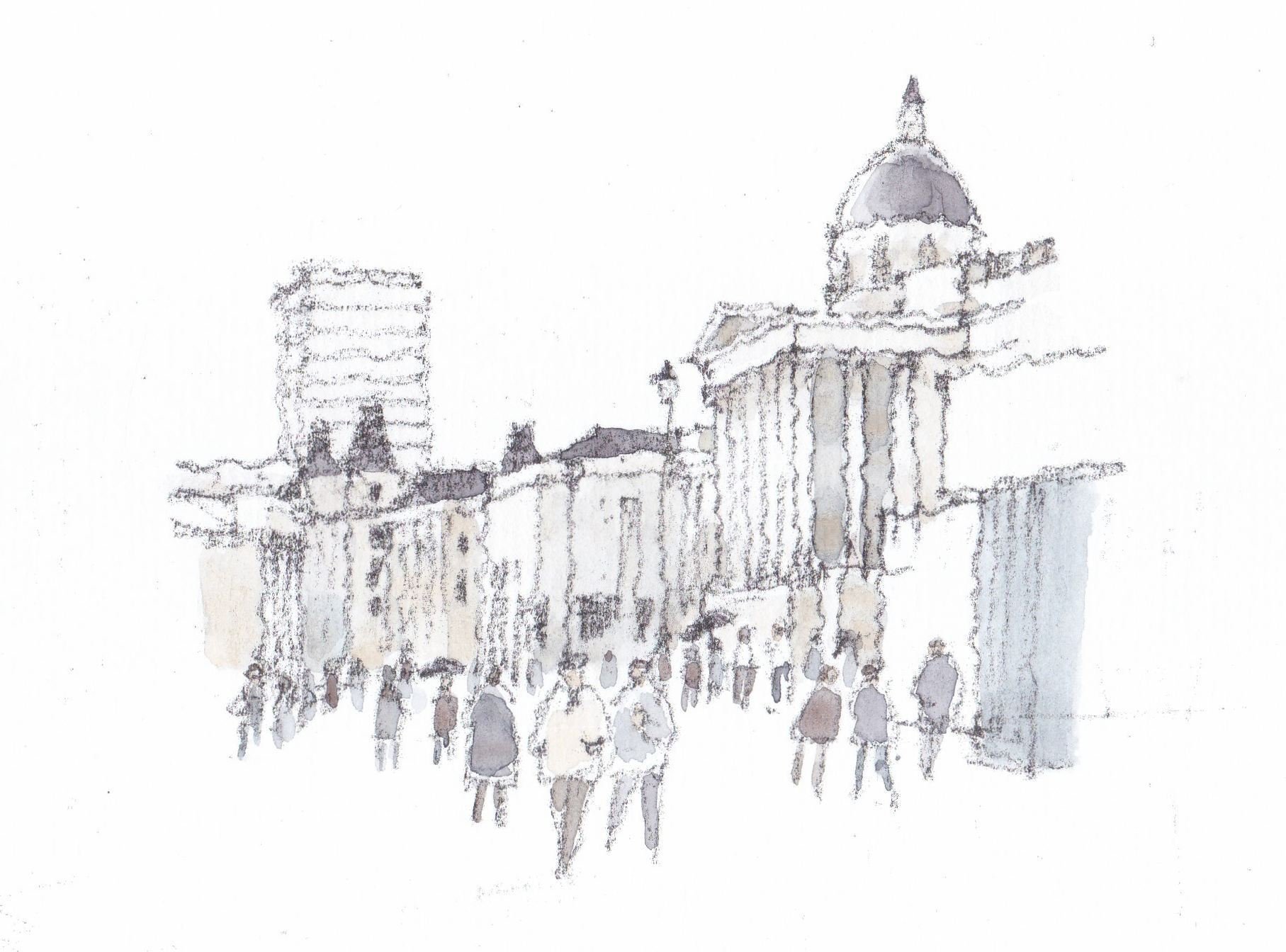 古い旅の絵」#47 イギリス ①（United Kingdom ①）｜isoBe seisaku