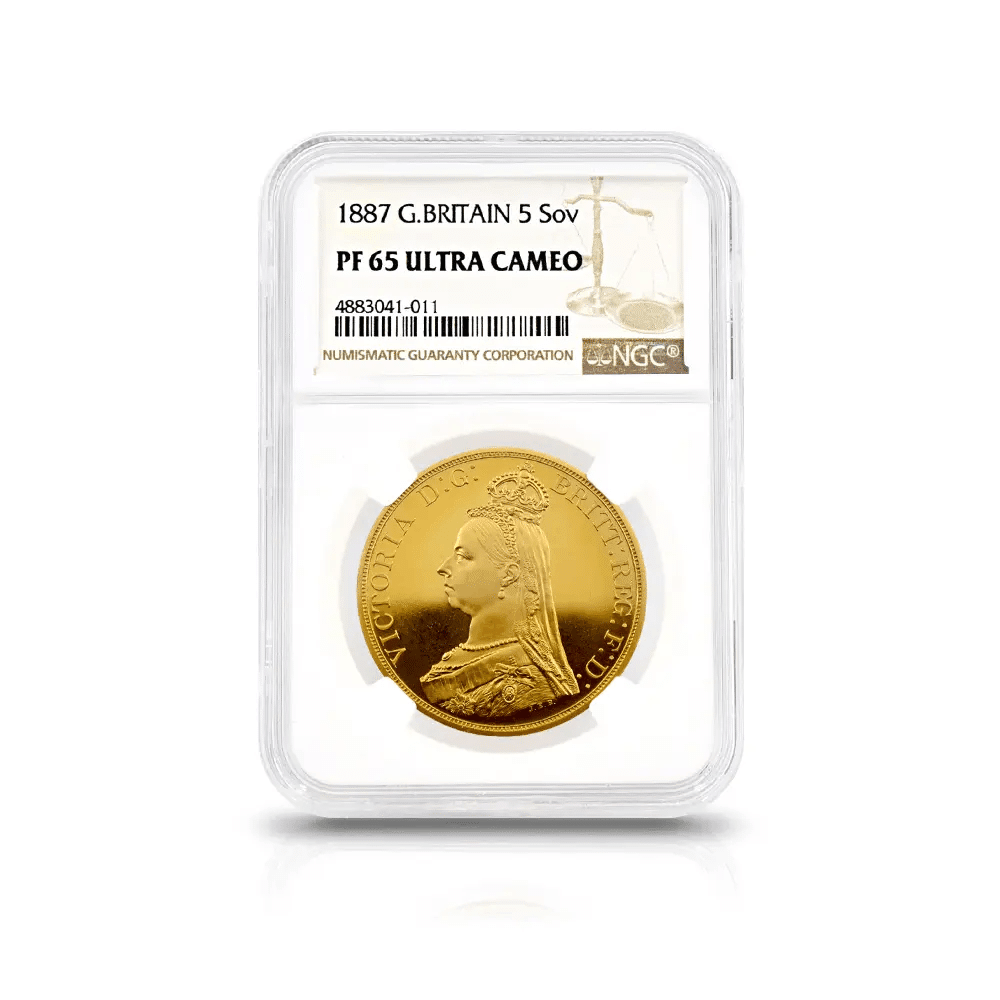 中国 151 ハクリュー コイン 金色 シークレット 1911 ジョージ5世 聖ジョージ竜退治 5ソブリン金貨 NGC PF66CA