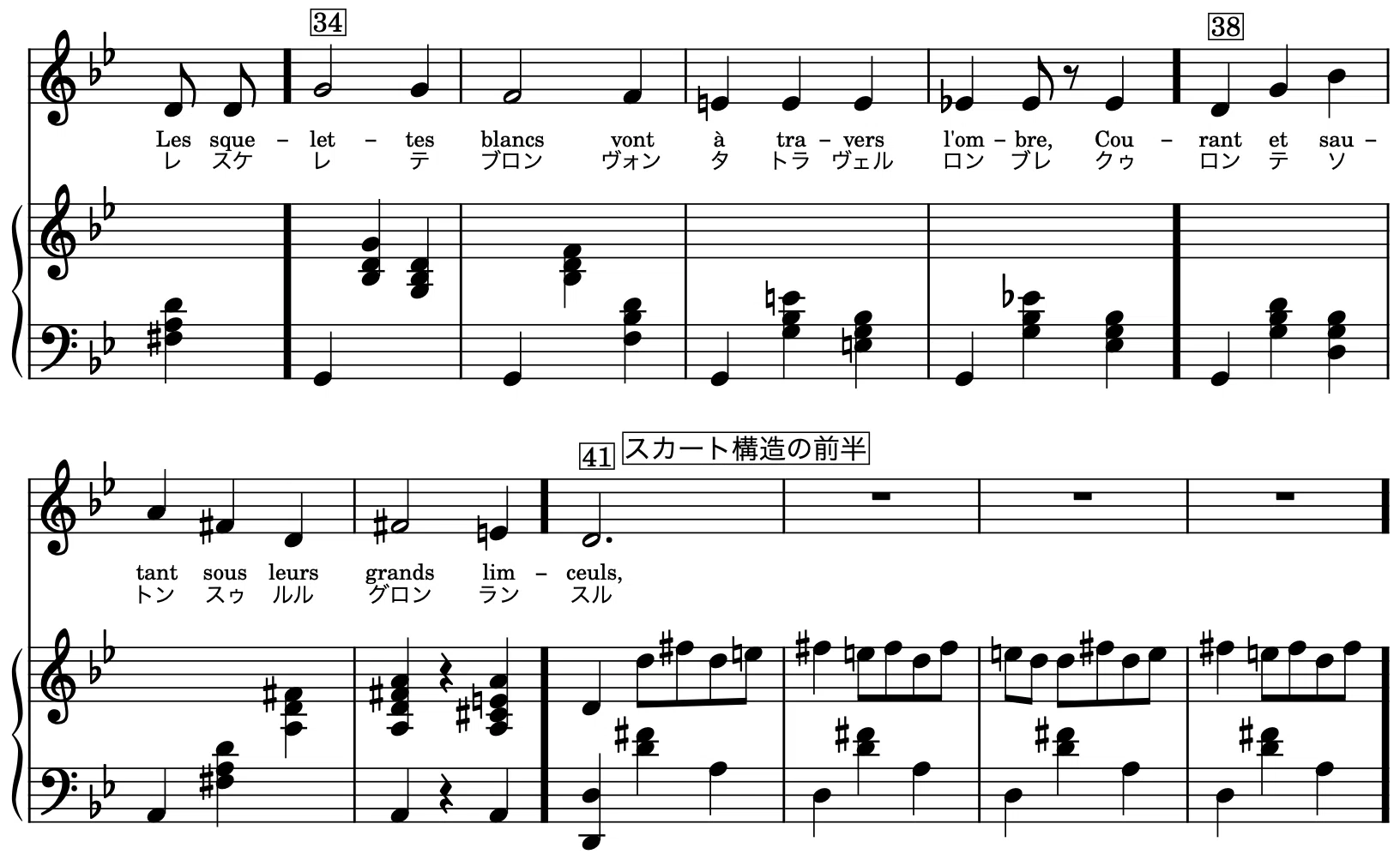 C. サン＝サーンス『死の舞踏 Danse Macabre』(歌曲)のリズム｜大高