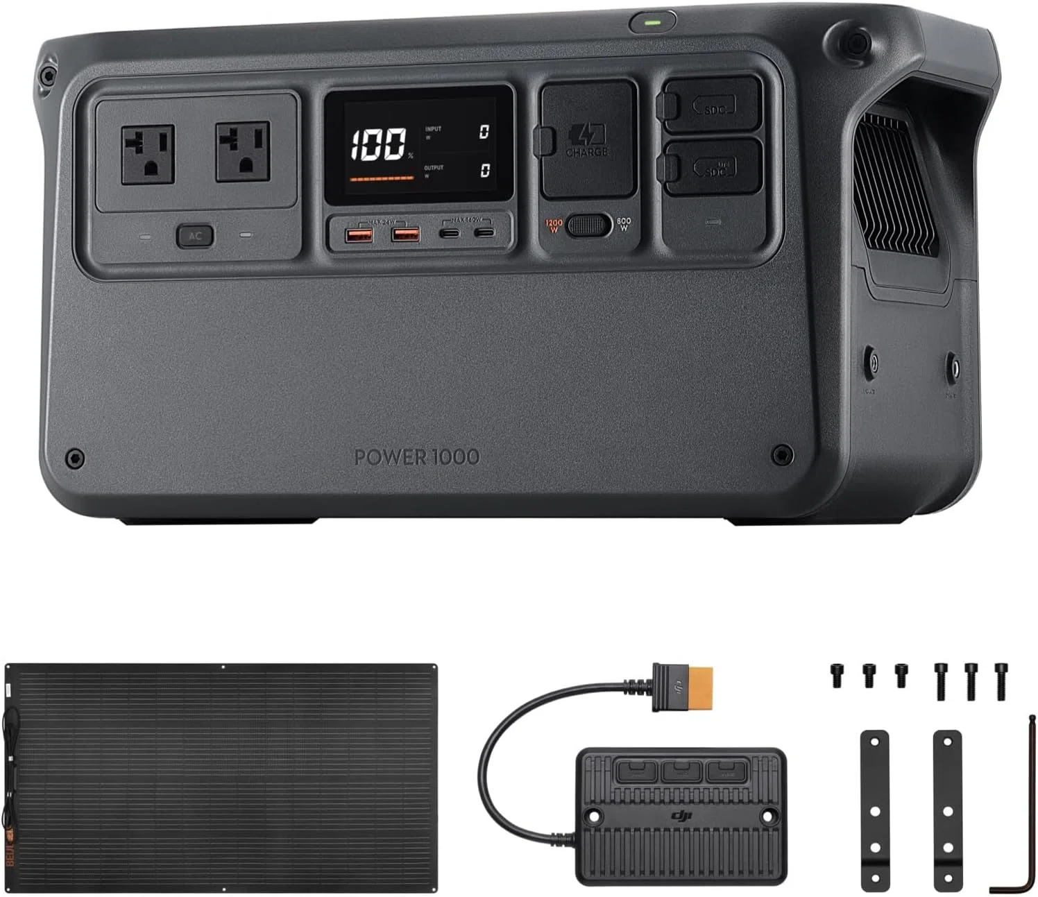 DJI Power 1000 1024Wh ポータブル電源 200Wソーラーセット｜GetGadgetGot