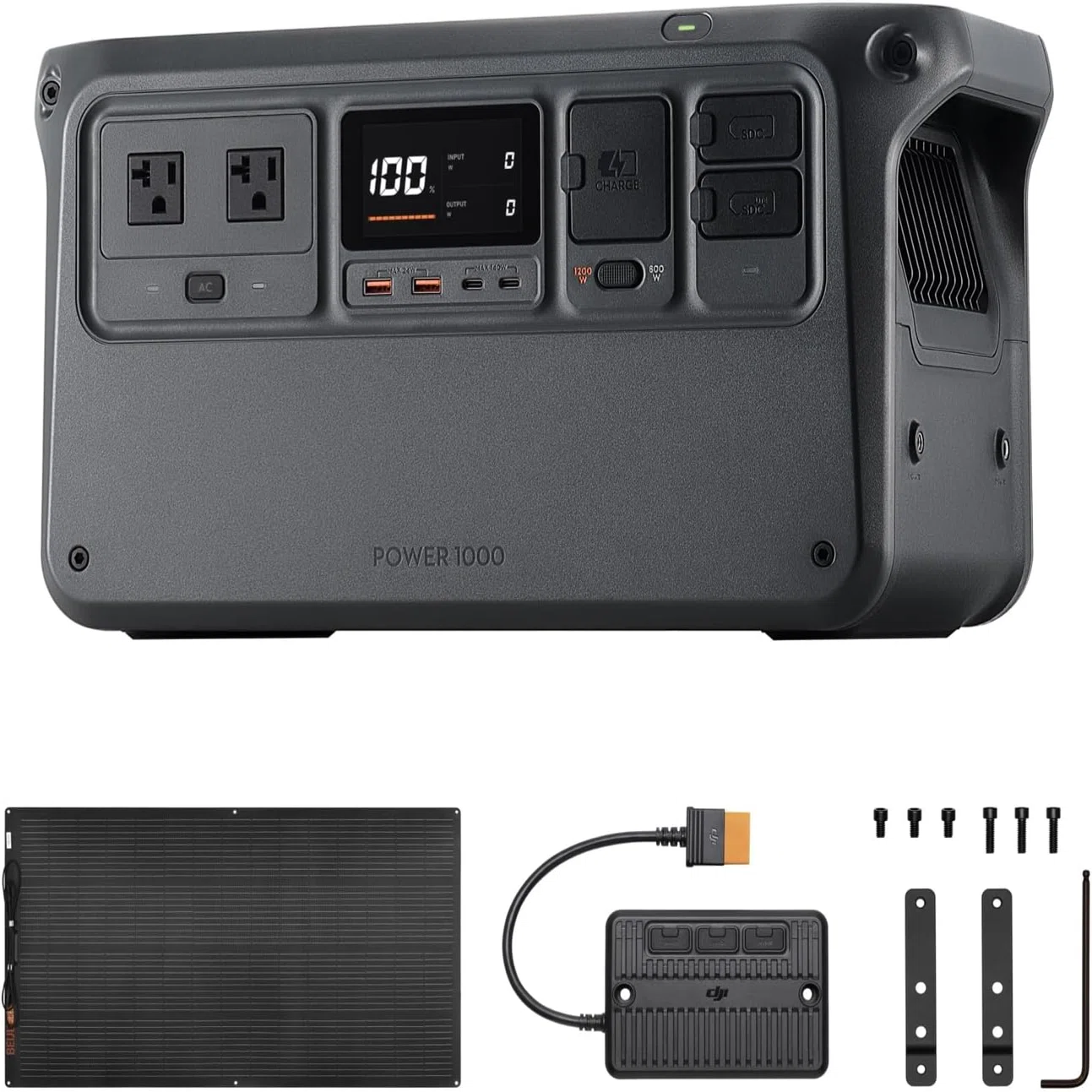 DJI Power 1000 1024Wh ポータブル電源 200Wソーラーセット｜GetGadgetGot