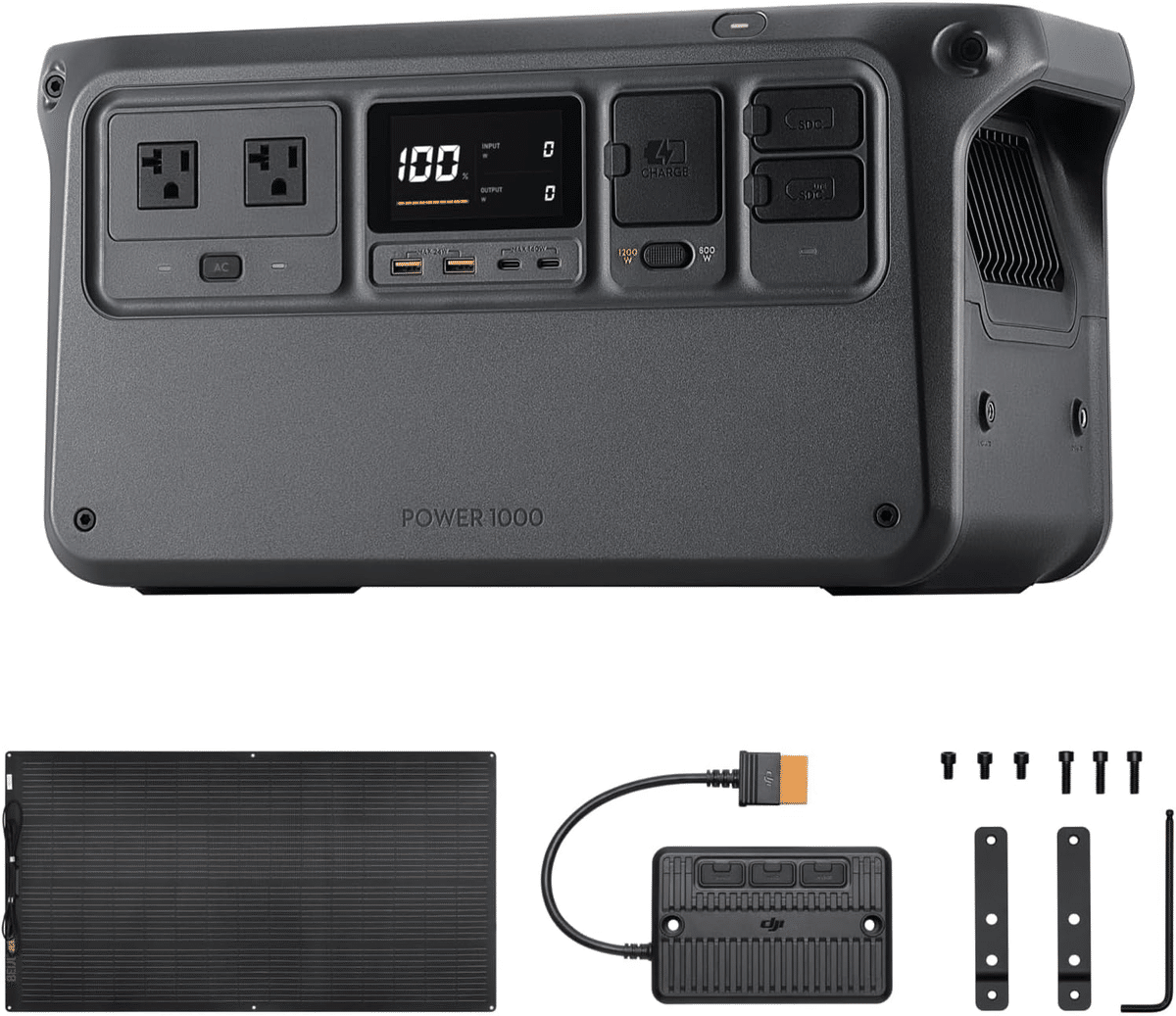DJI Power 1000 1024Wh ポータブル電源 200Wソーラーセット