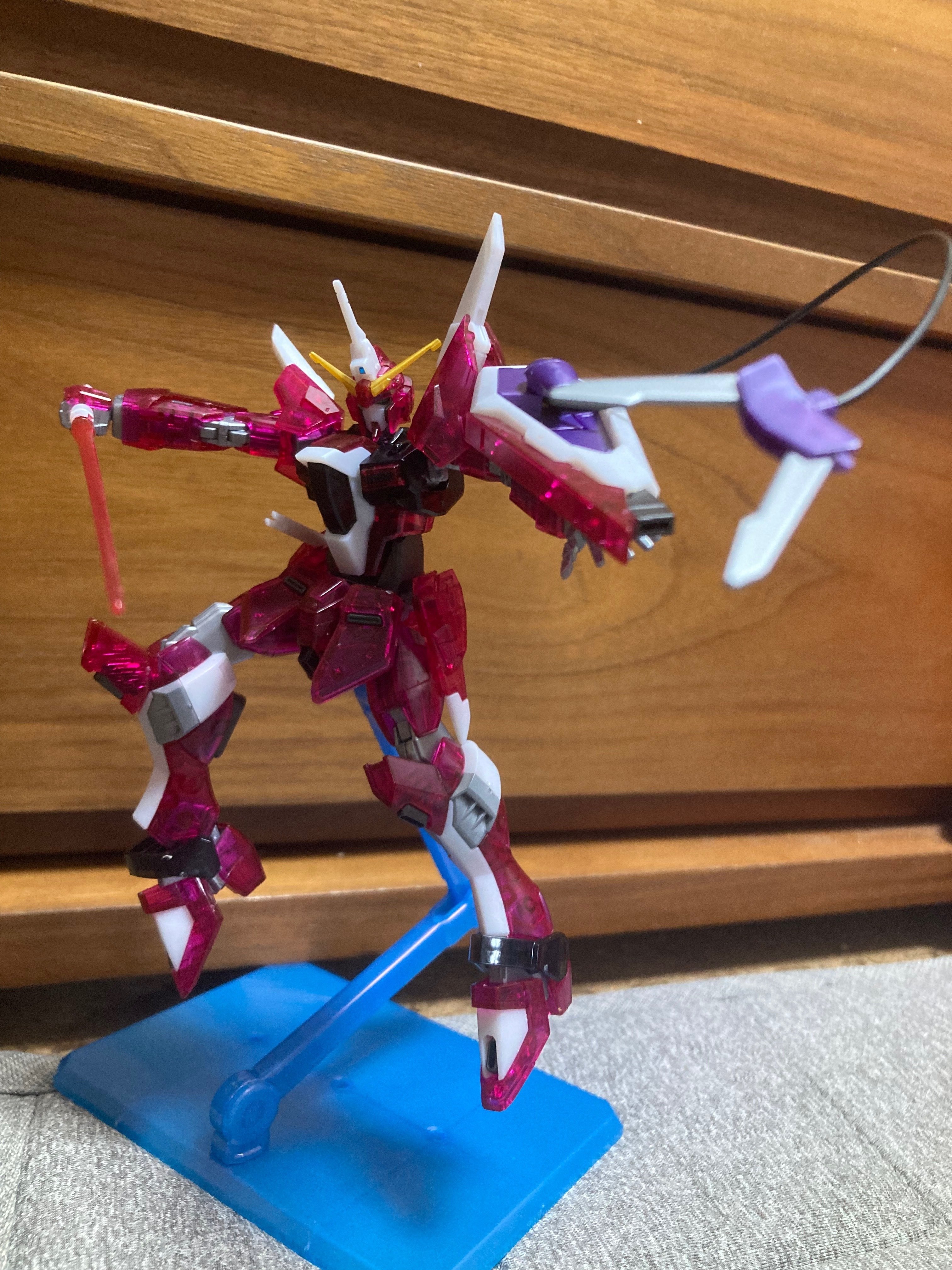 HG マイフリ、ストフリ、インジャ弍式クリア、インジャクリア 4個セット HG インフィニットジャスティスガンダム弐式 [クリアカラー