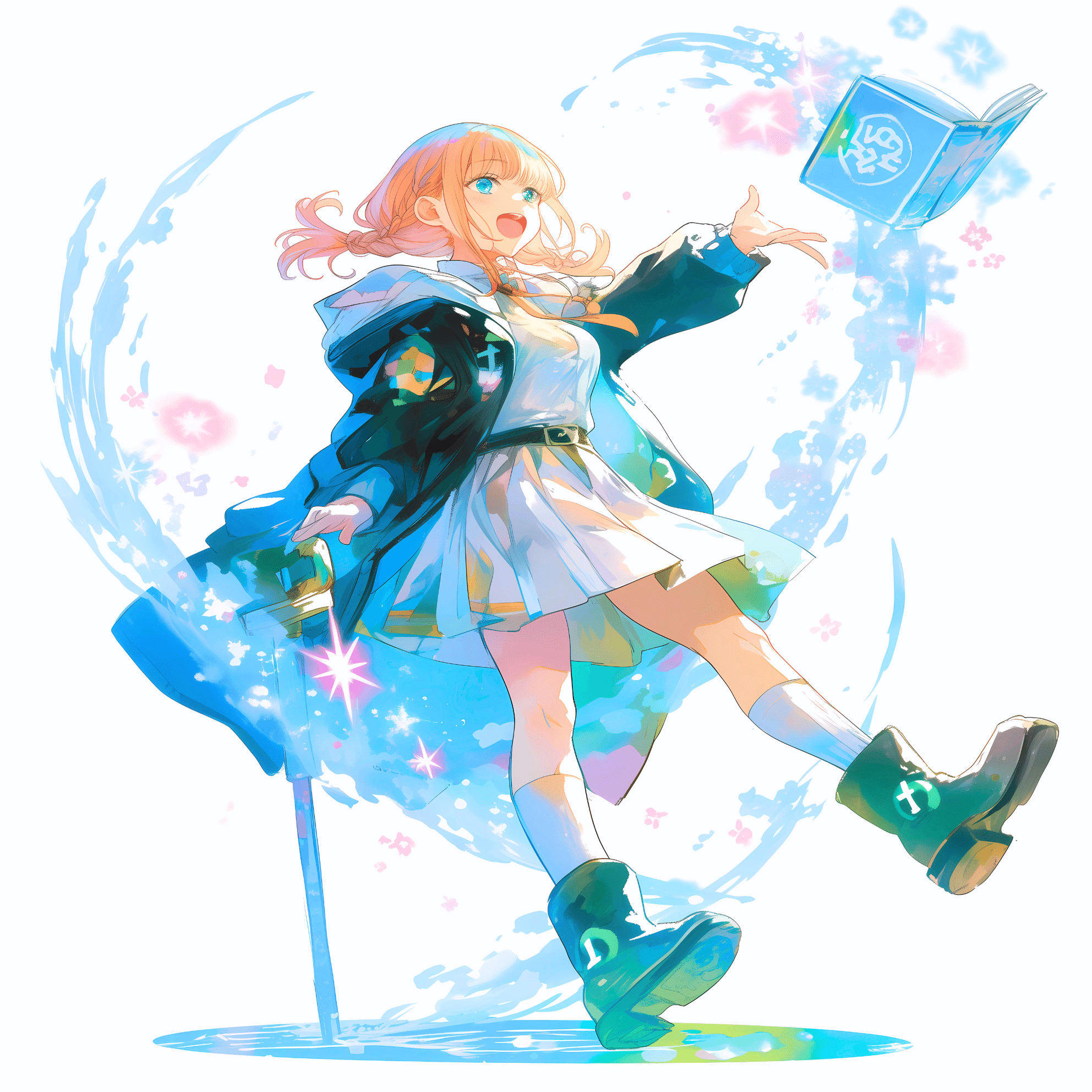 閉じ込めた心に光を宿して【AIイラスト＋4コマ漫画】｜Alpaka