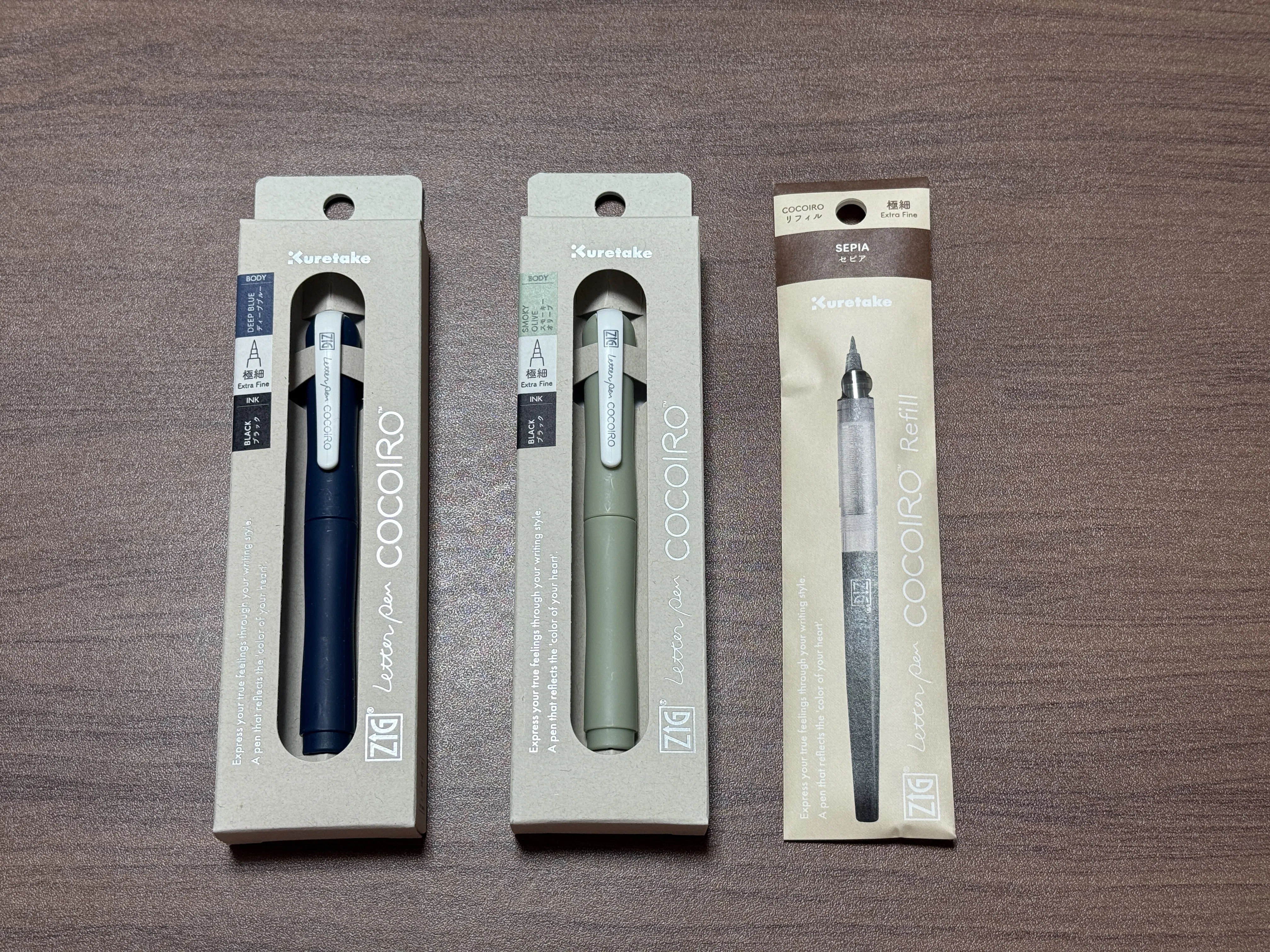 おもしろそうな文房具〜呉竹「ZIG L ETTER PEN COCOIRO」を手に入れた