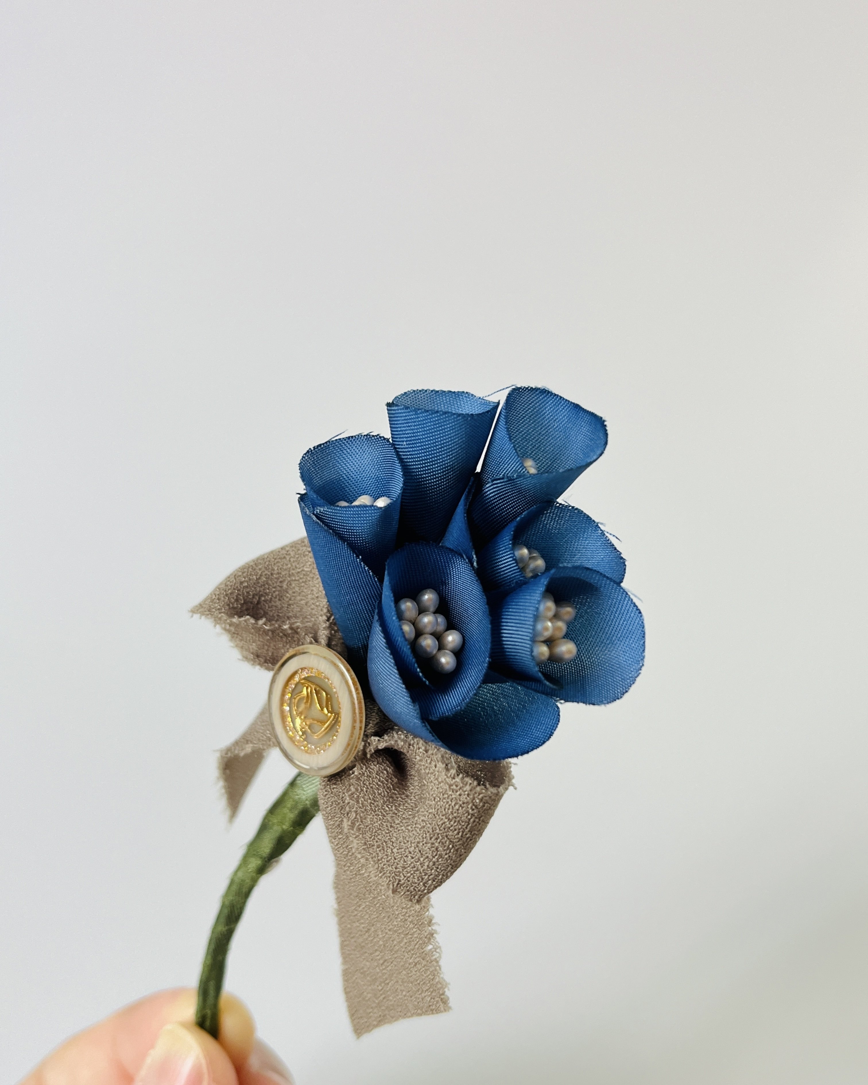 【ヴィンテージ】ブルゾン ハーフボタン デザイン刺繍 モダン レトロ ヴィンテージ】ブルゾン ハーフボタン デザイン刺繍 モダン レトロ