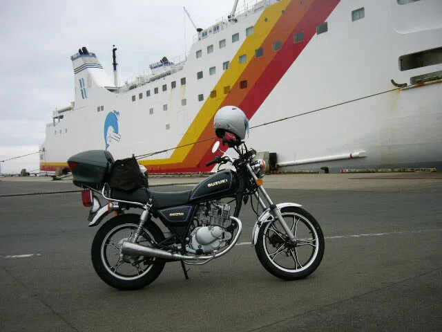 2007 GN125Hでの東北ツーリング3 青函フェリー｜yasutabi55