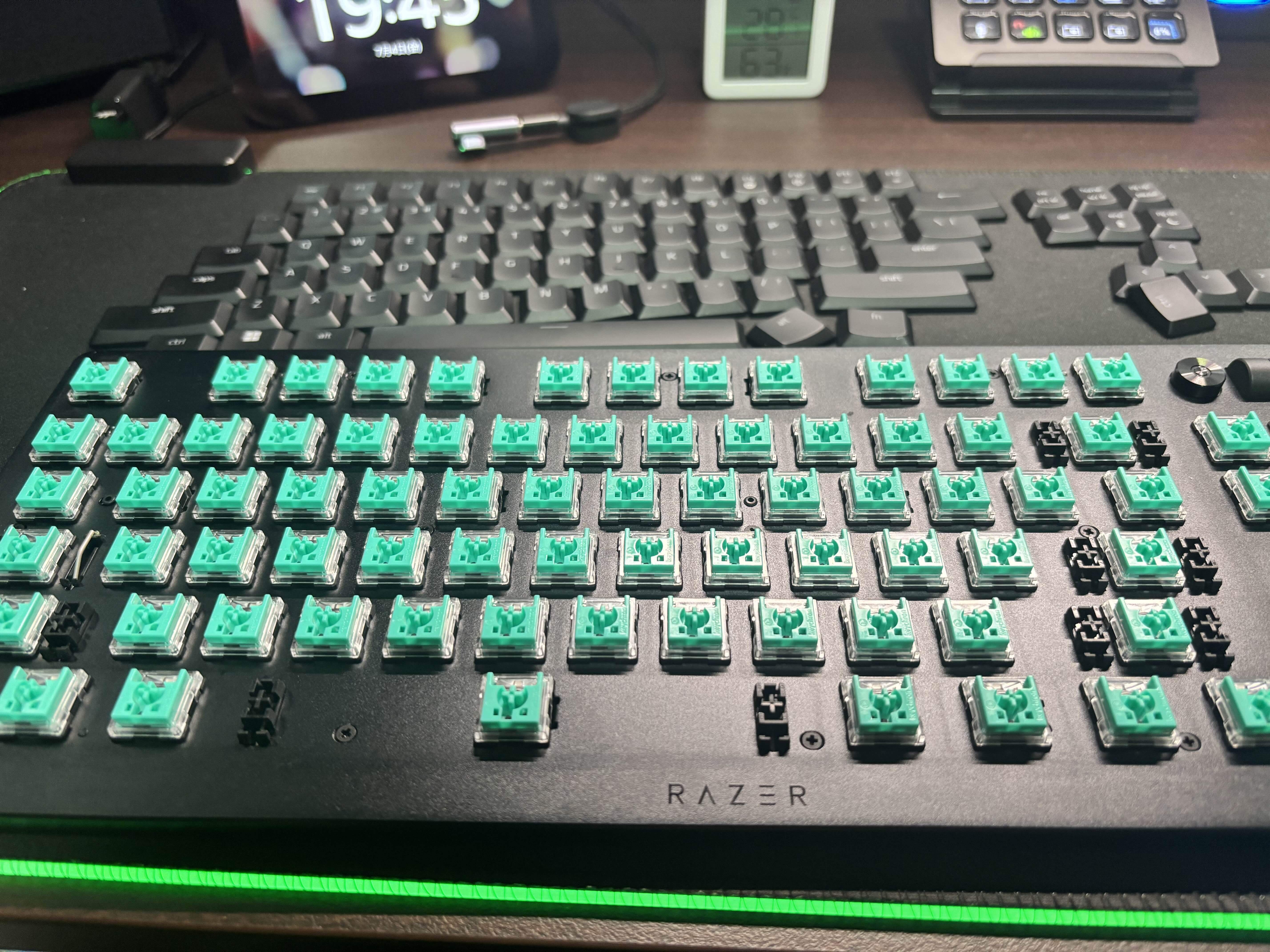 Razer DeathStalker V2 Pro TKLをミント軸にカスタムしてみた話