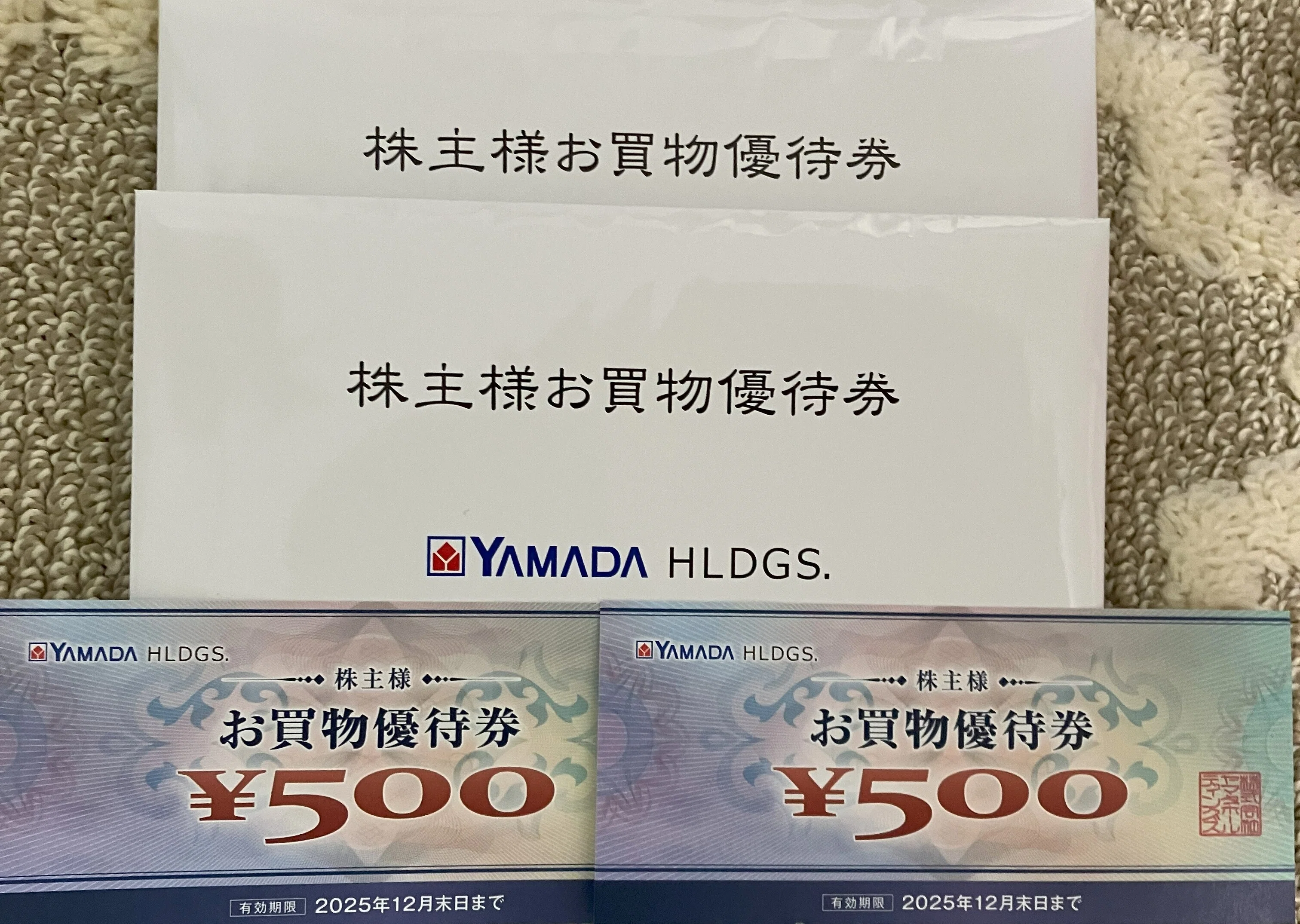 25000円分 ヤマダ電機 ヤマダデンキ 株主優待券 お買物優待券 【公式通販】