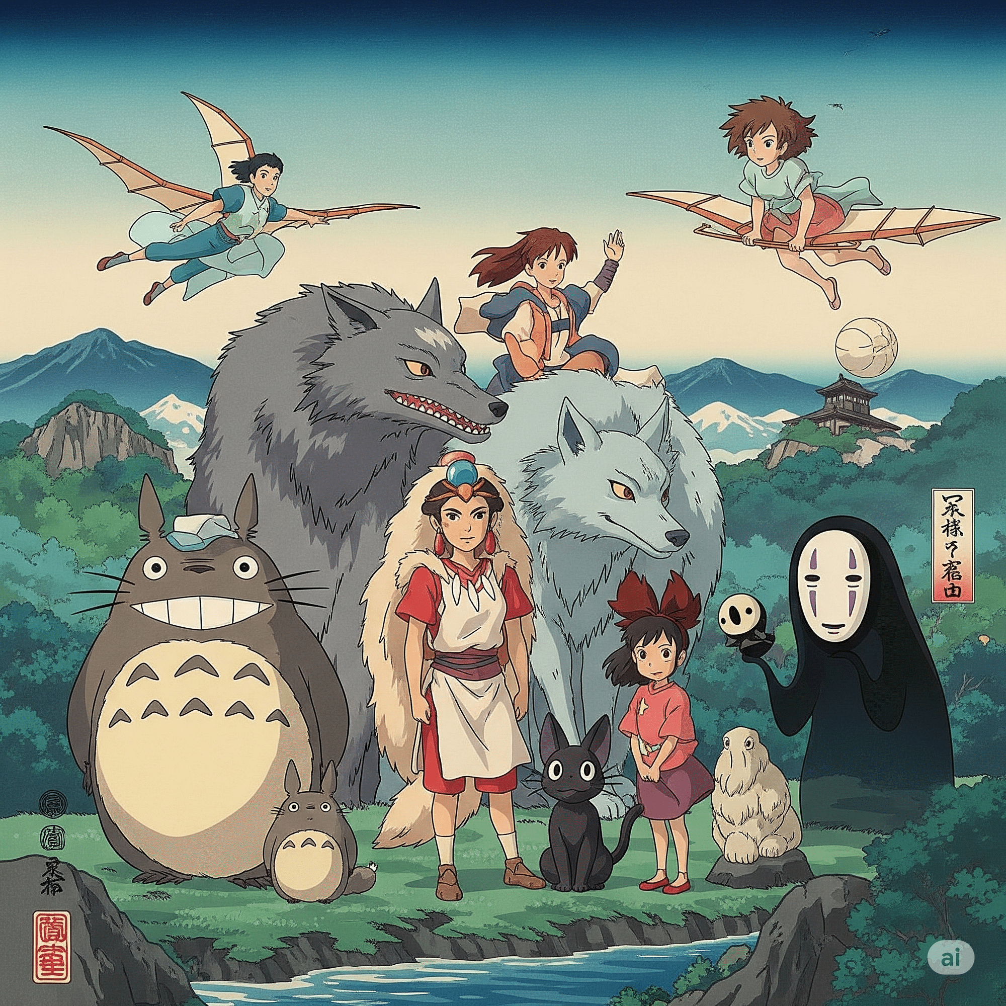 AIの実力 #12: 浮世絵風に描ける？｜kakuchill