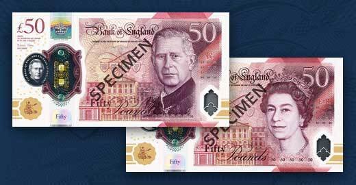 イギリスポンド 旧紙幣 旧50ポンド5枚 250ポンド 連番 新札 イギリス紙幣 イギリスポンド 旧紙幣 （エリザベス女王）50ポンド