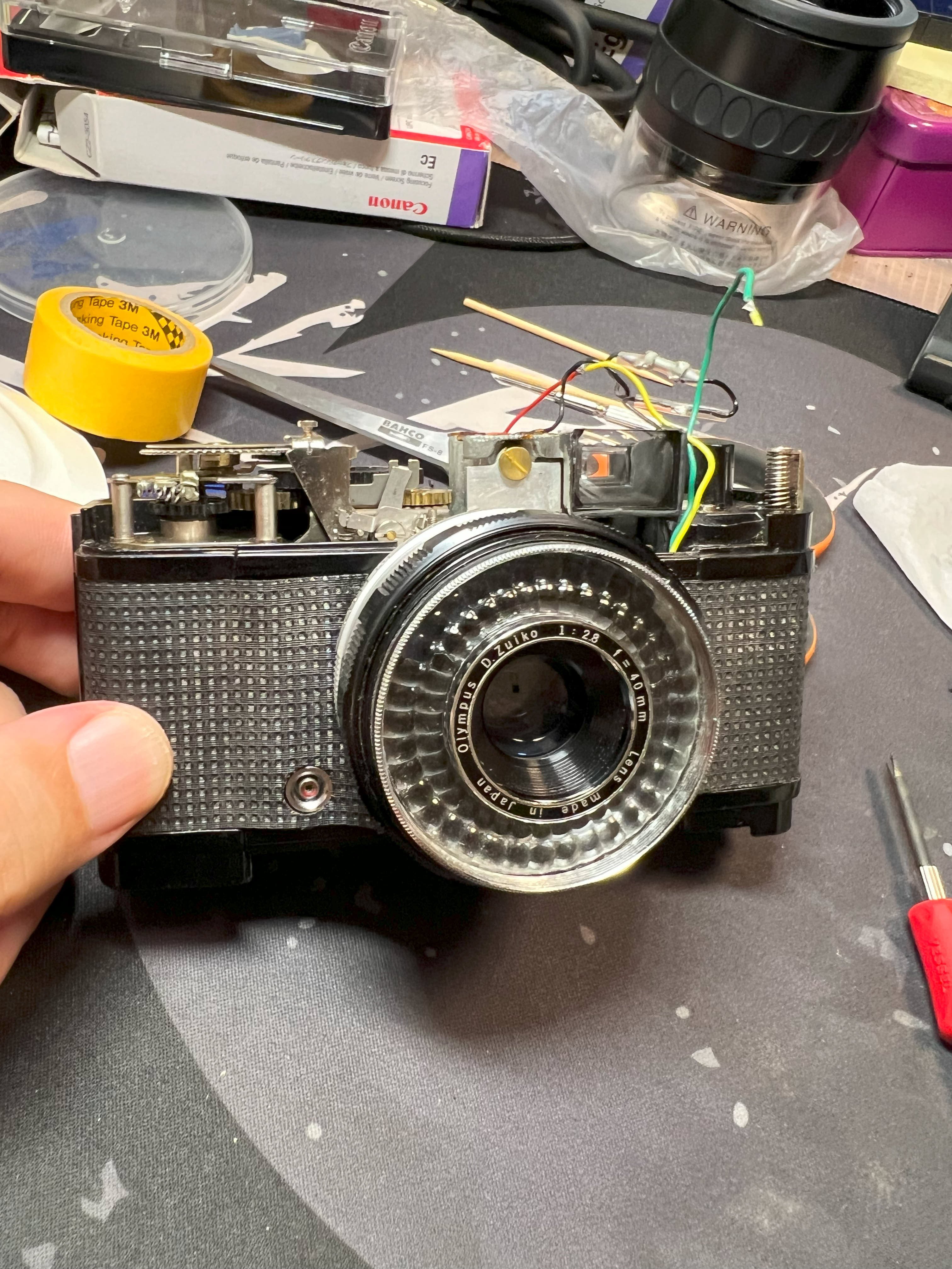 さっしー！！　オリンパス　TRIP 35 赤ベロ　動作品。 OLYMPUS PEN TRIP 35 Sunset サンセット | Totte Me Camera