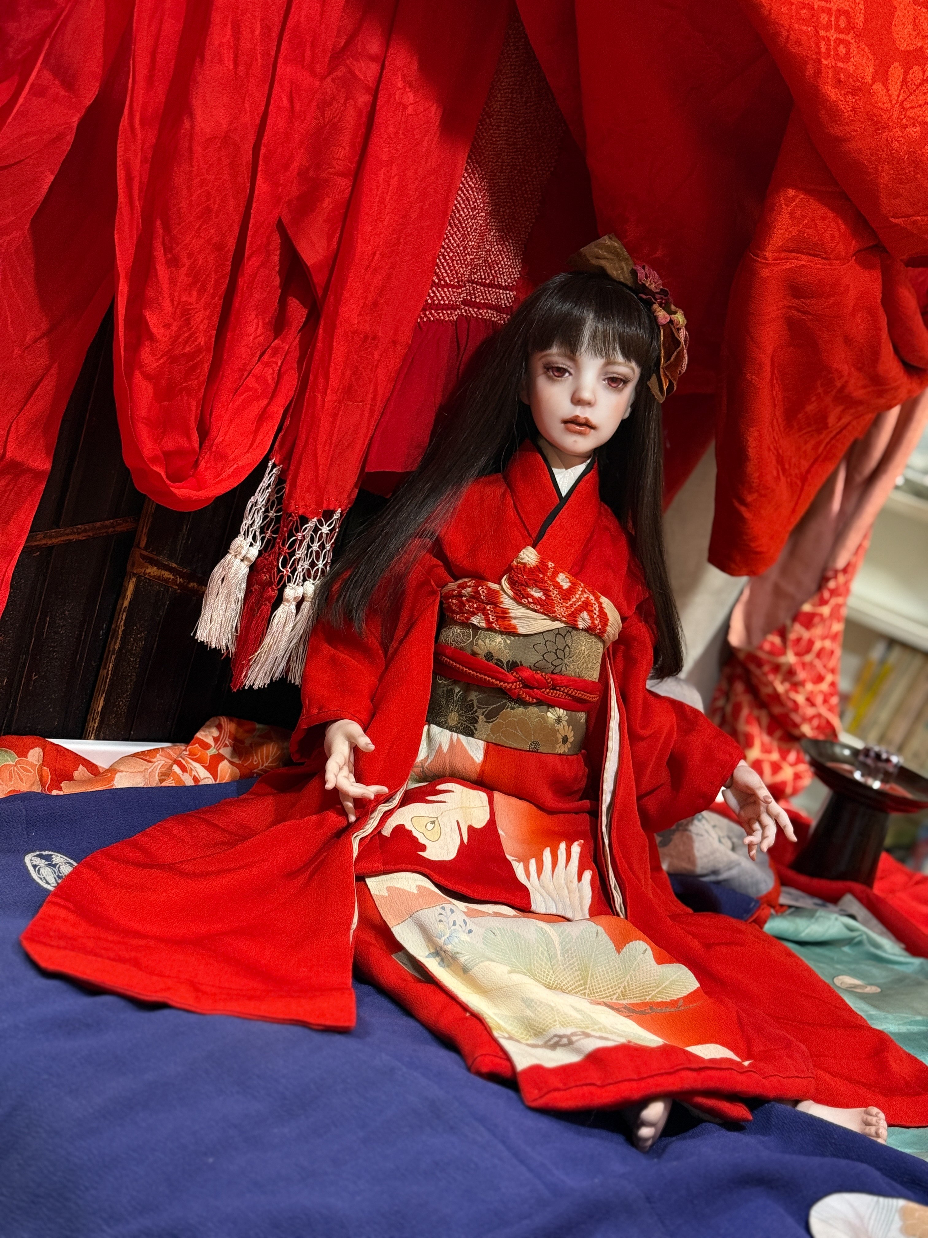 中川多理人形展③「靑の肖像」について｜中川多理 Tari Nakagawa