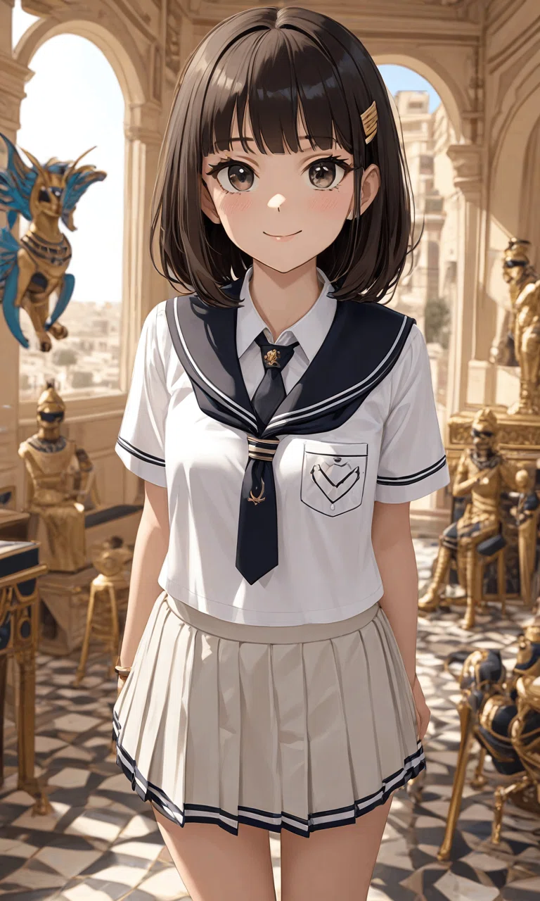 PixAI Prompt Test in Egypt 2｜Taro