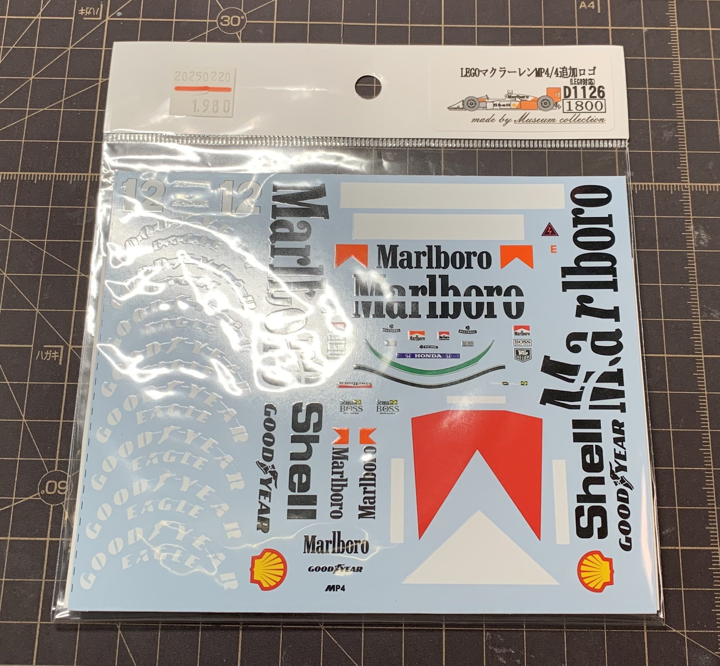 自作デカールセット_コメントページ MP4/4をチューンした。｜Koshichi