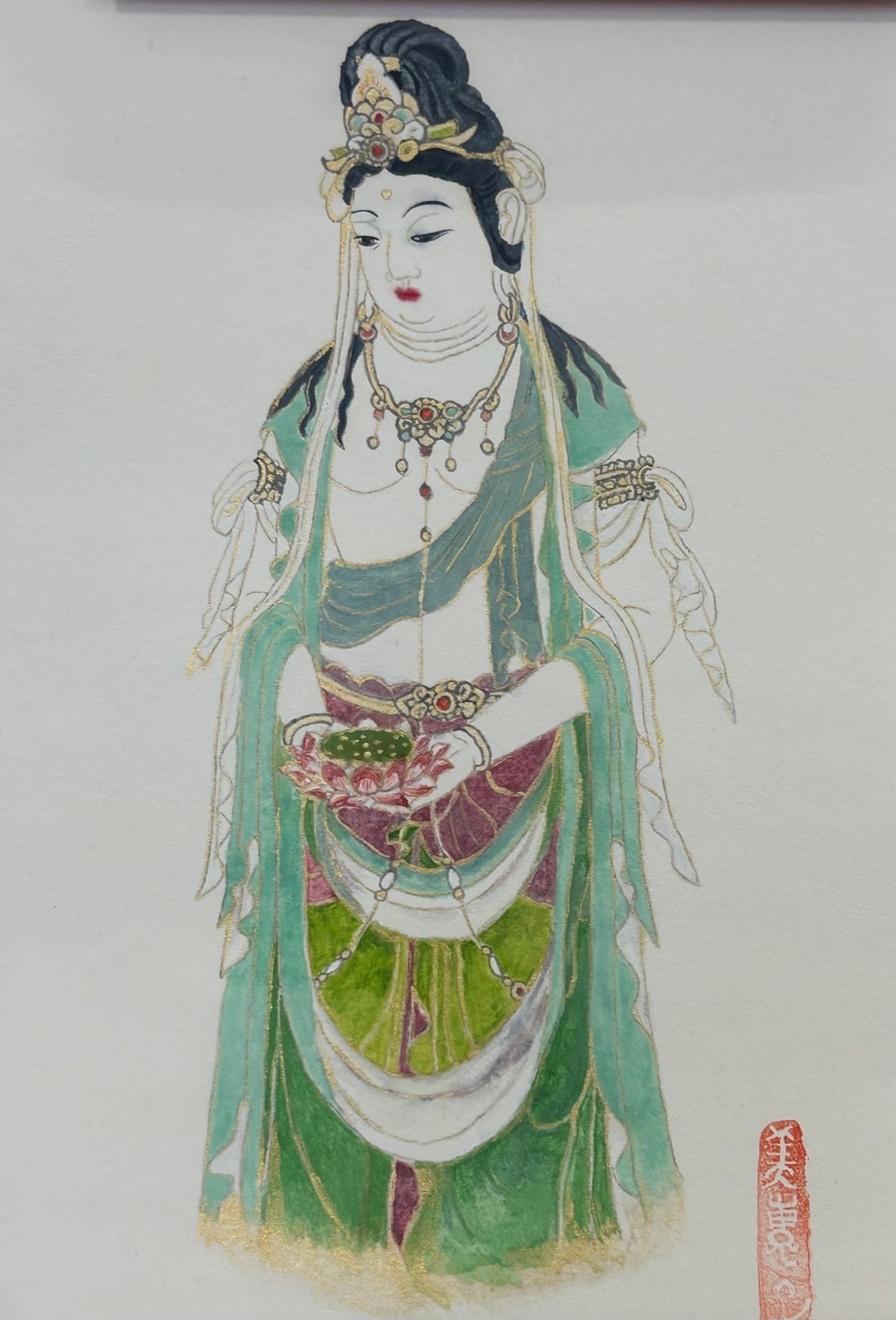 体験者を迎えることで “初心” を思い起こす 【仏画曼荼羅アート