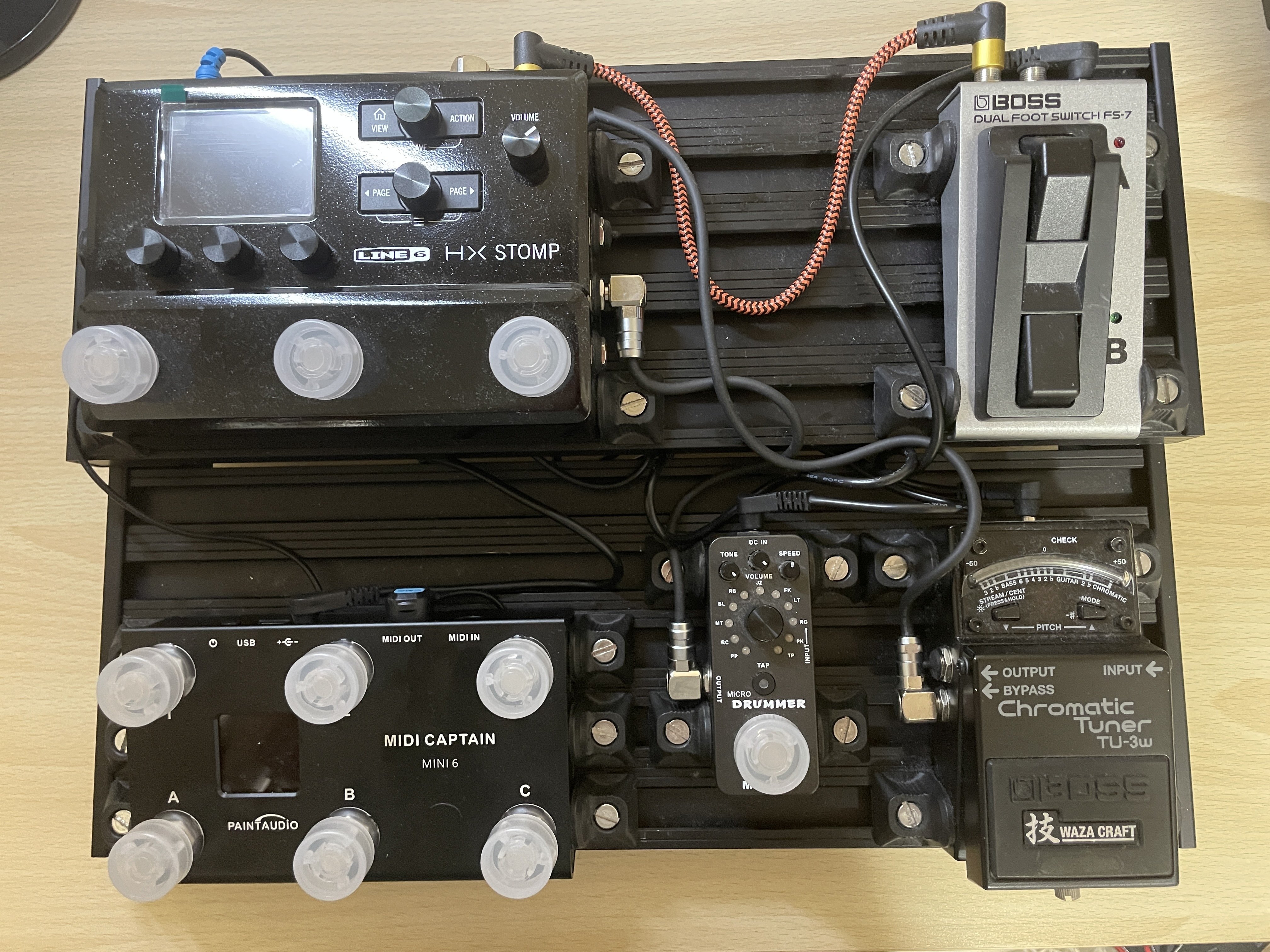 ギター PAINT AUDIO MIDI CAPTAIN MINI 6 MIDI Captain MINI 6 Controller with HID Multi-state Cycling