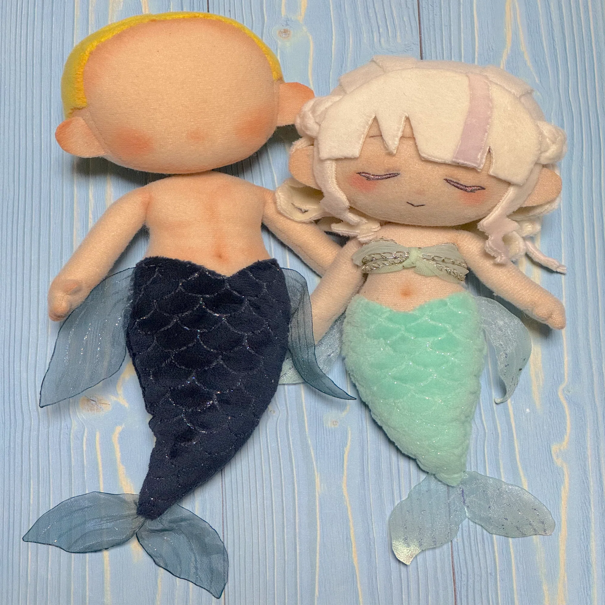 人魚のぬいぐるみの型紙と作り方｜LINK