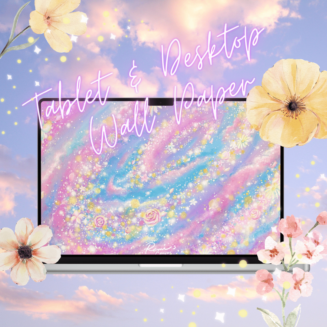 スマホ&デスクトップ壁紙を新しく追加しました✨｜Remi Kubotera/画家
