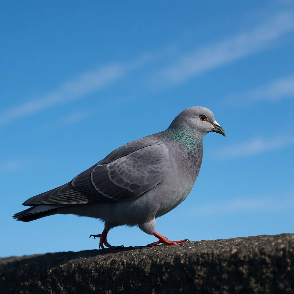 chatGPTで再現】鳩と堤防と川とその向こう｜もりもと[写真×AI]