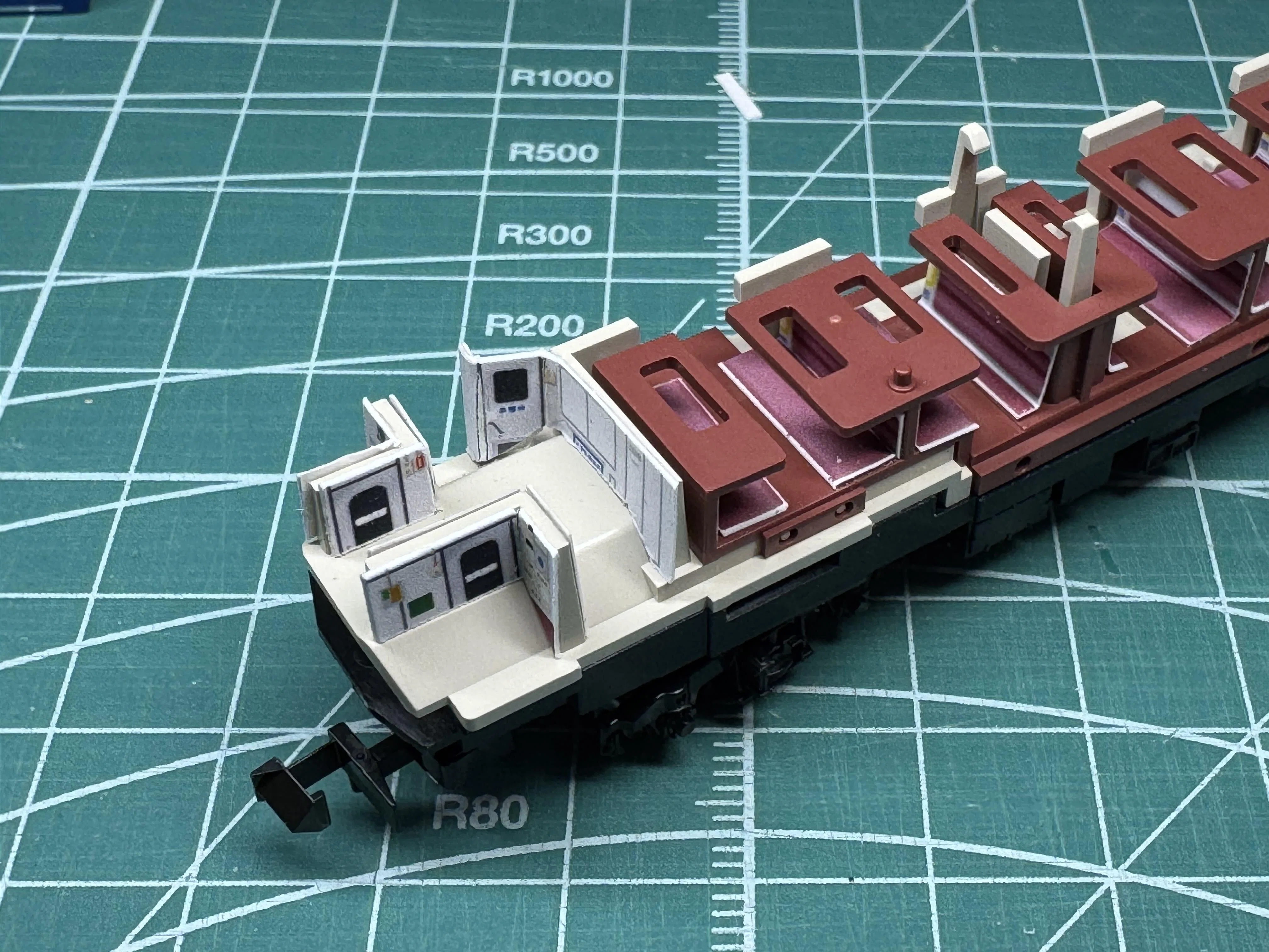 3044/3045/3046 開放B寝台車「オハネフ25-100(九)」内装クラフトシート