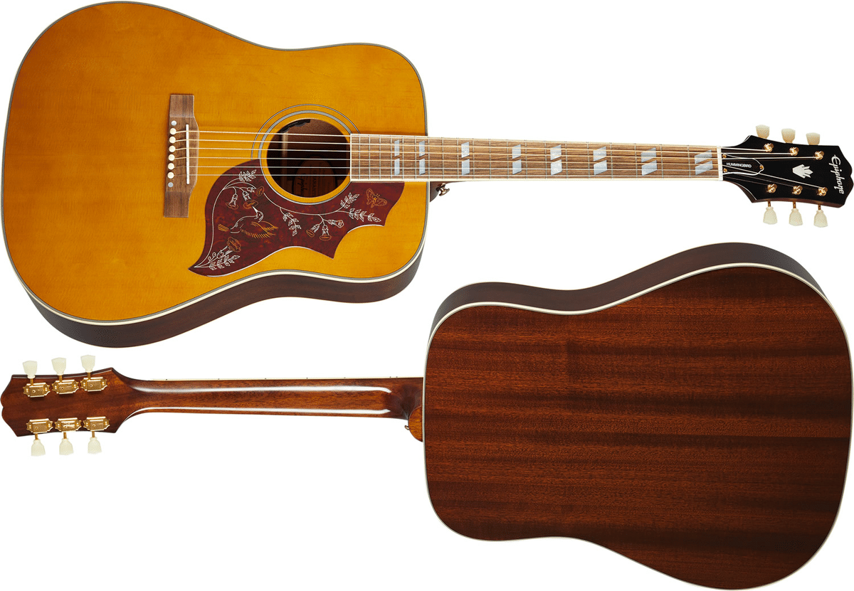 ほぼ未使用 オール単板 ハミングバード Inspired by Gibson Gibson Gibson(ギブソン) Hummingbird Original Blue Burst 現地