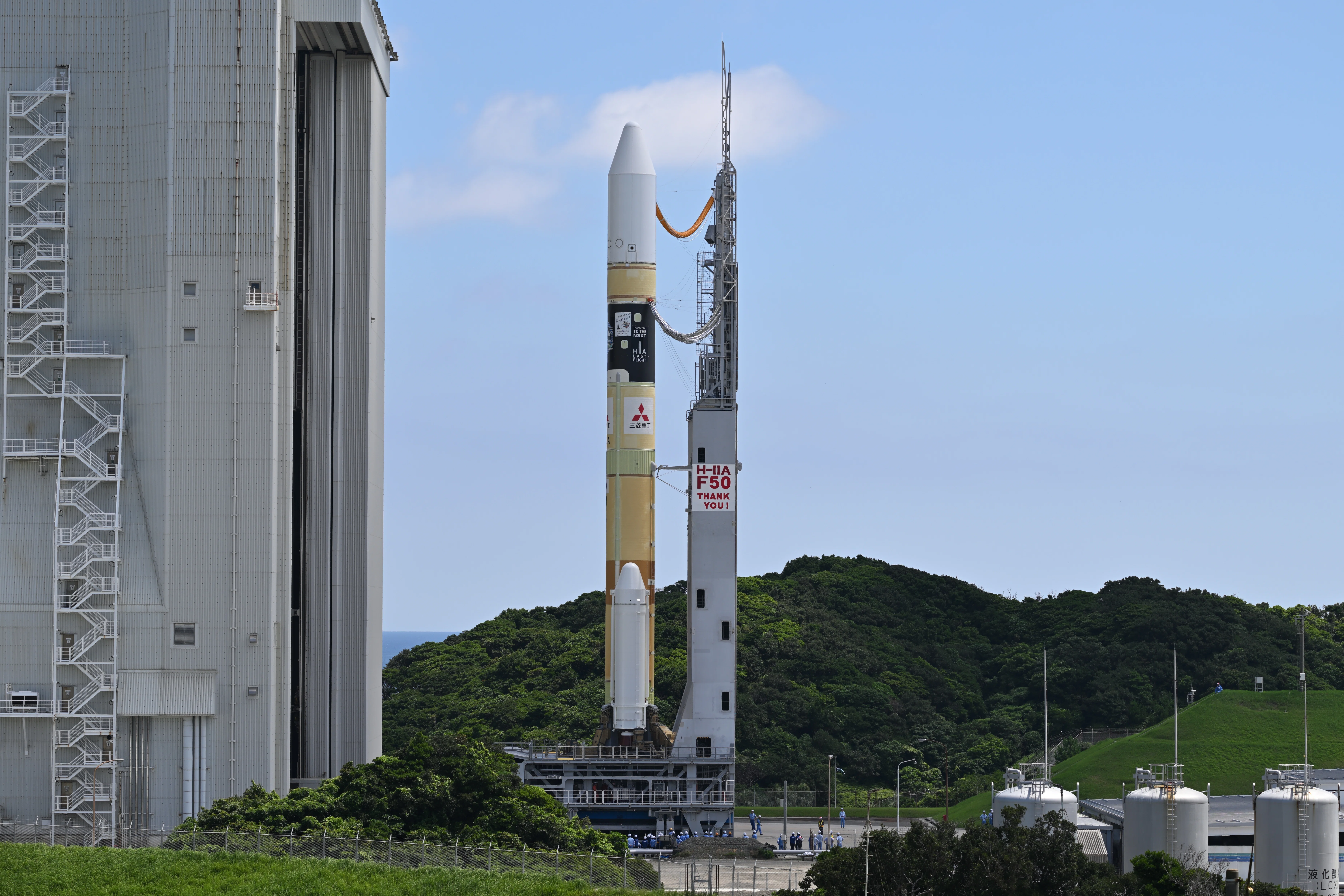 H-IIAロケット50号機 JAXAロケット関係者 囲み取材｜探検された天の