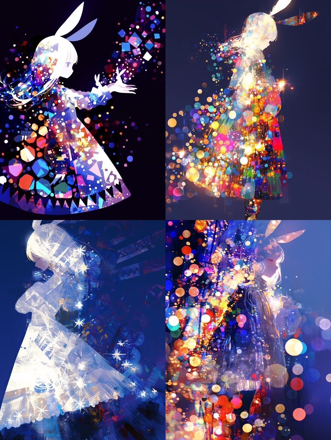 光片-ヒカリノカケラ-』 月光藍の涙が照らす #わたしの帰りたい