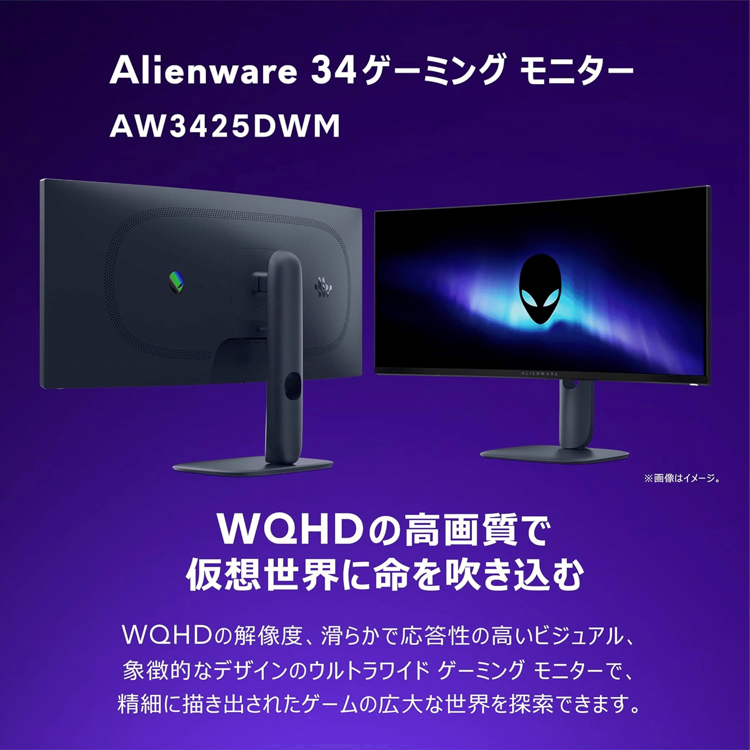 Dell AW3425DWM-A 34インチ 曲面 ゲーミングモニター｜GetGadgetGot