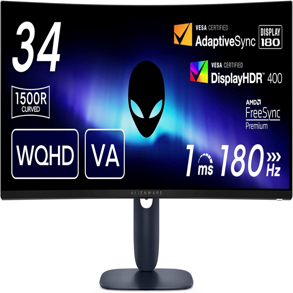 Dell AW3425DWM-A 34インチ 曲面 ゲーミングモニター｜GetGadgetGot