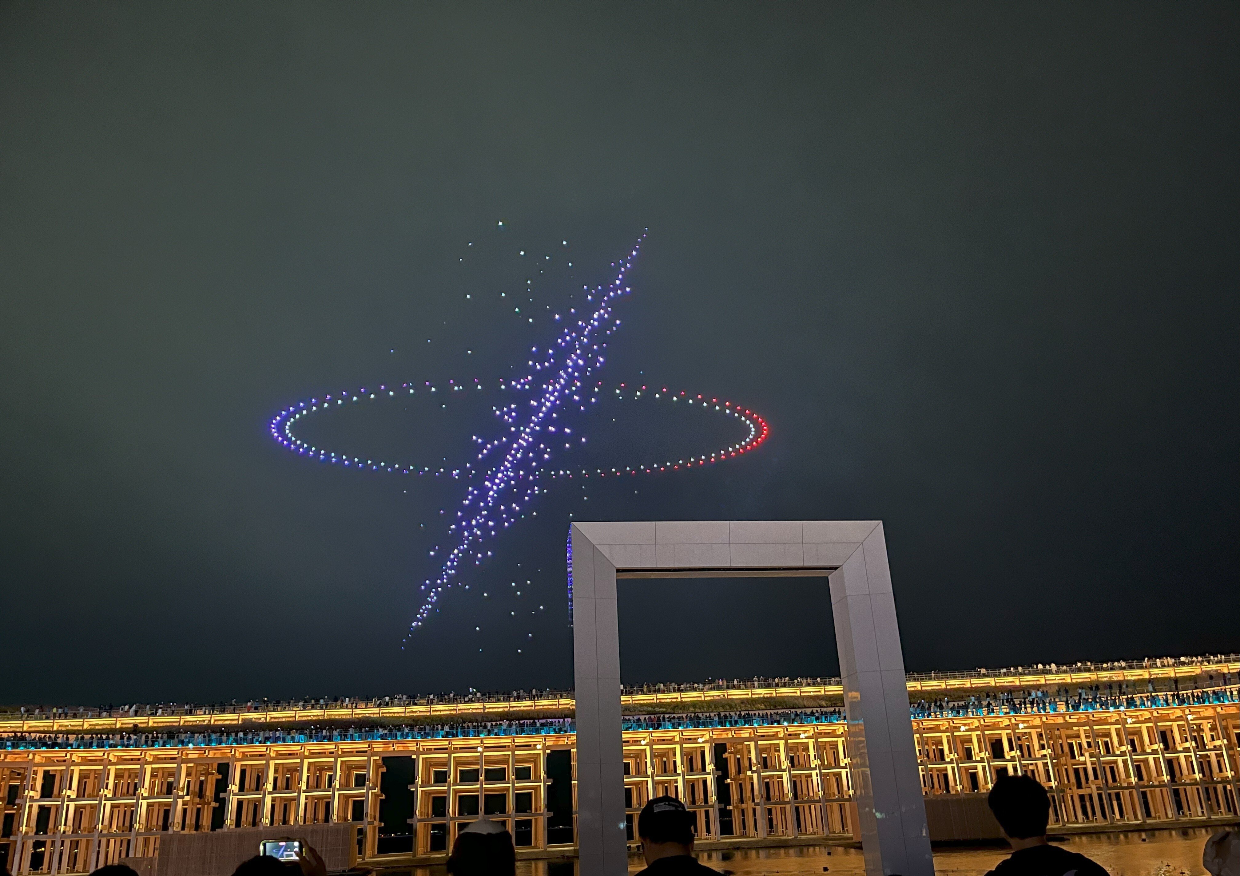 One World, One Planet. ドローンショー（2025.05.15wed）｜solaris