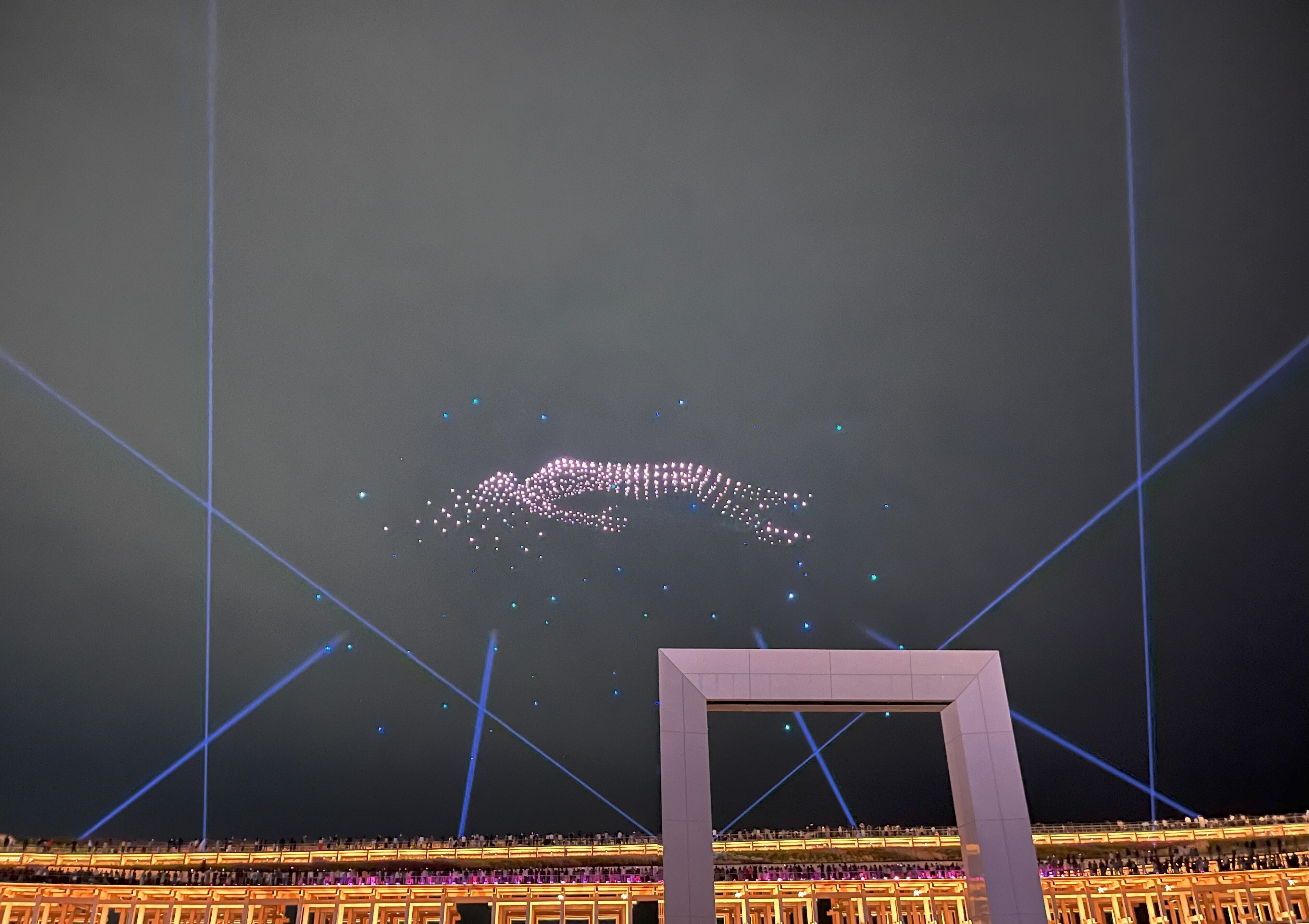 One World, One Planet. ドローンショー（2025.05.15wed）｜solaris