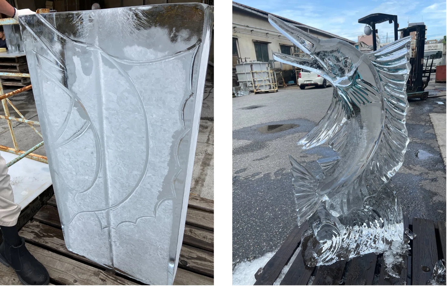彫刻刀だけじゃない！氷彫刻のツールとテクニックとは？｜小野田の超純