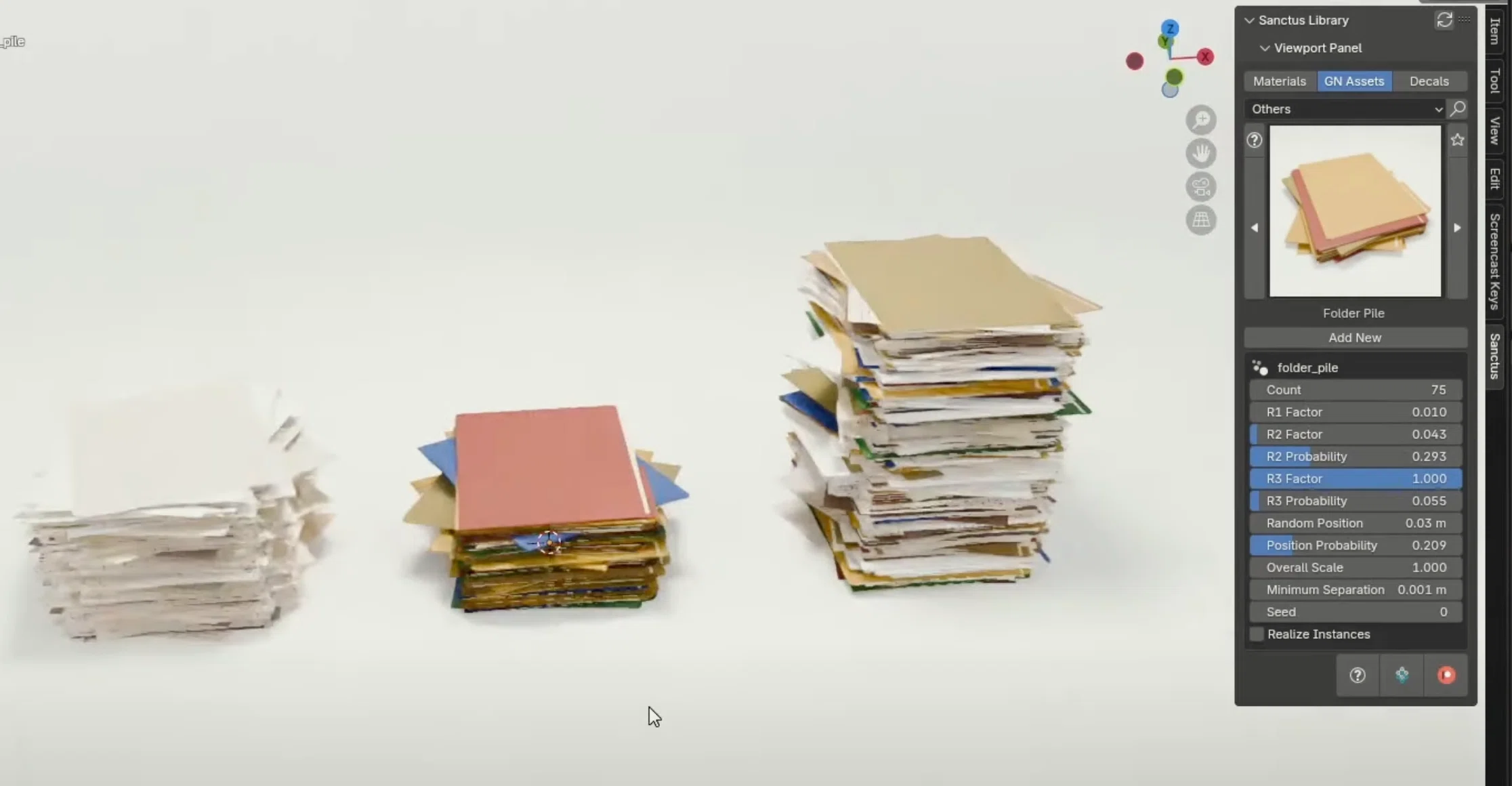 Sanctus Library × Blender | Explanation based on the official guide ...