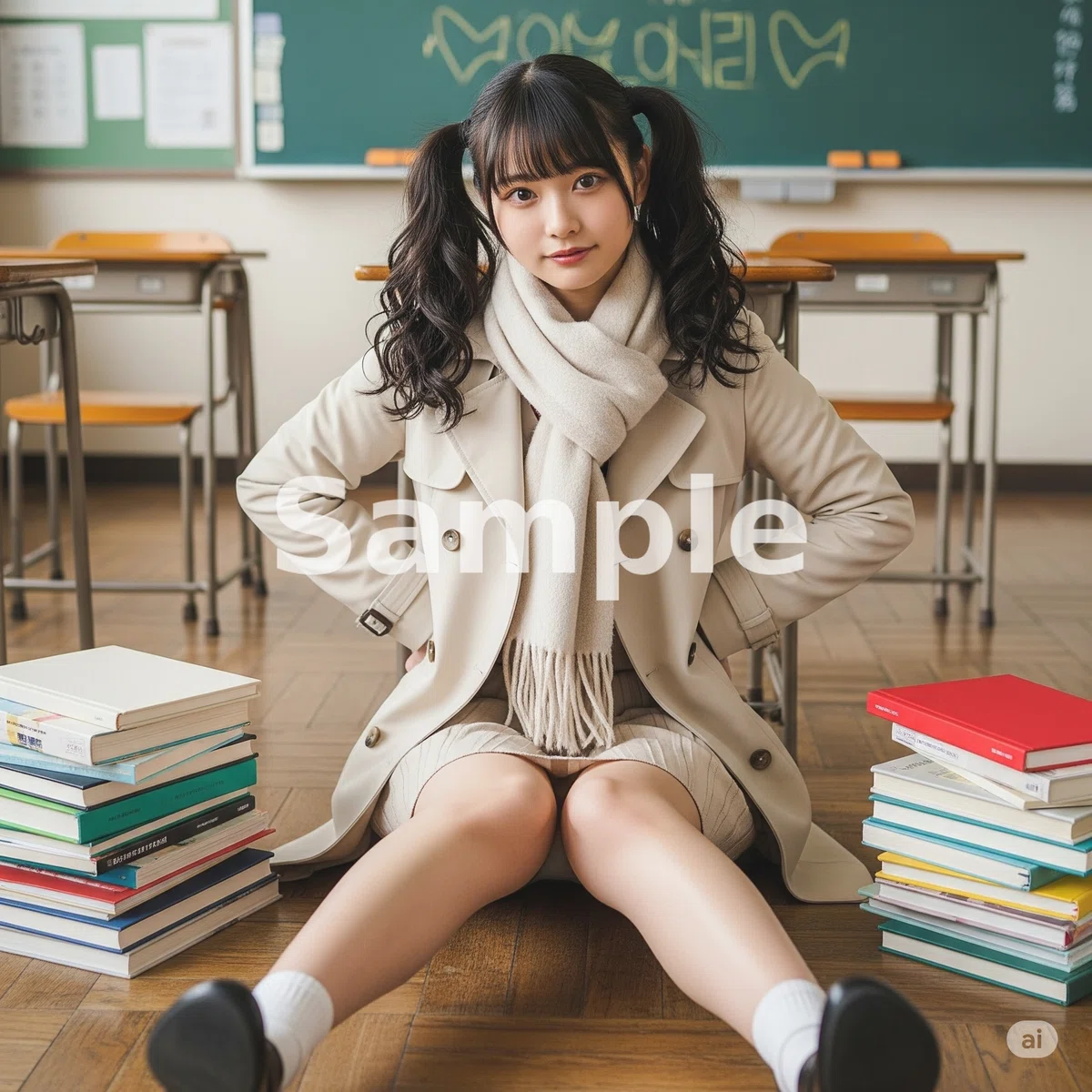 女性教師 AI画像生成<プロンプト>03