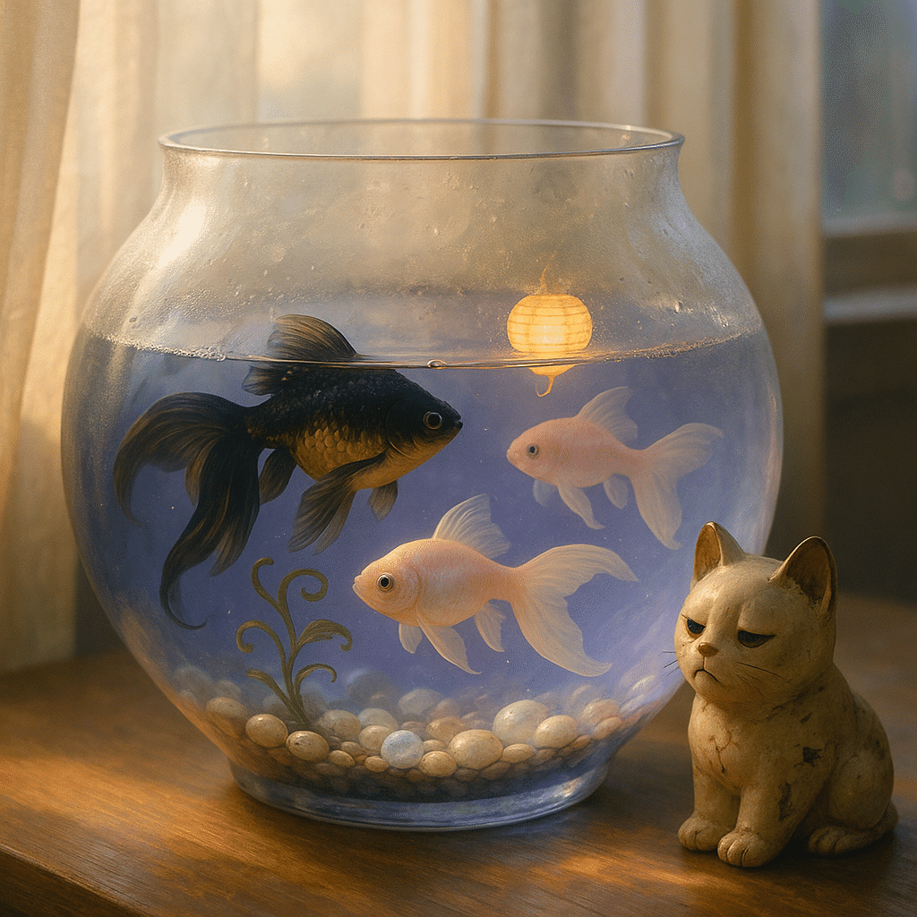 AI四人の創作金魚鉢【ChatGPT】｜菜乃