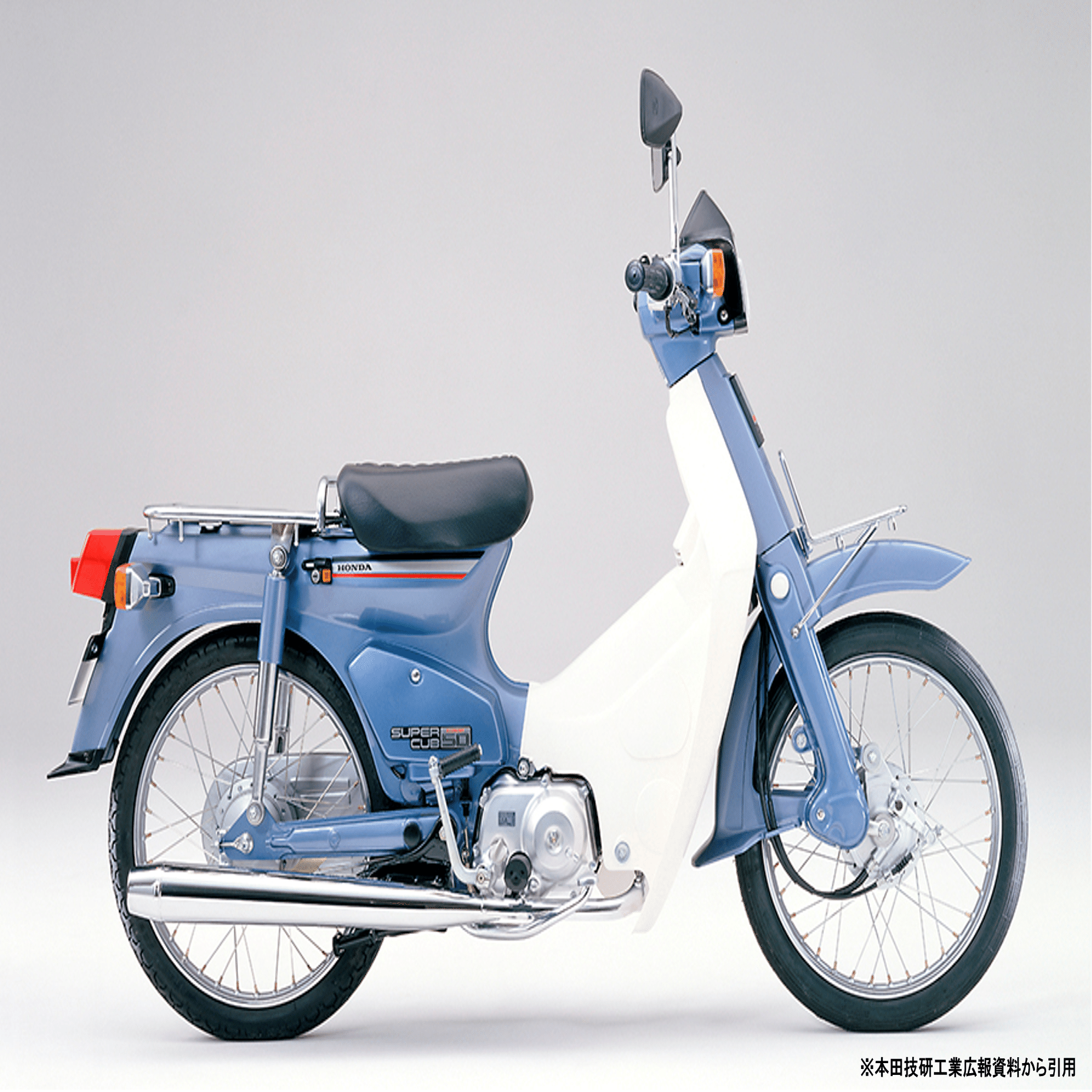 ホンダ・スーパーカブのアンチリフト機構［モーターサイクルの運動学