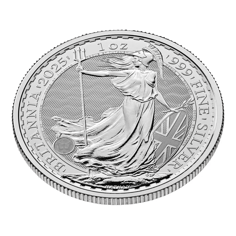 イギリス 2003年 ブリタニア銀貨 1オンス 2ポンド NGC MS66 銀
