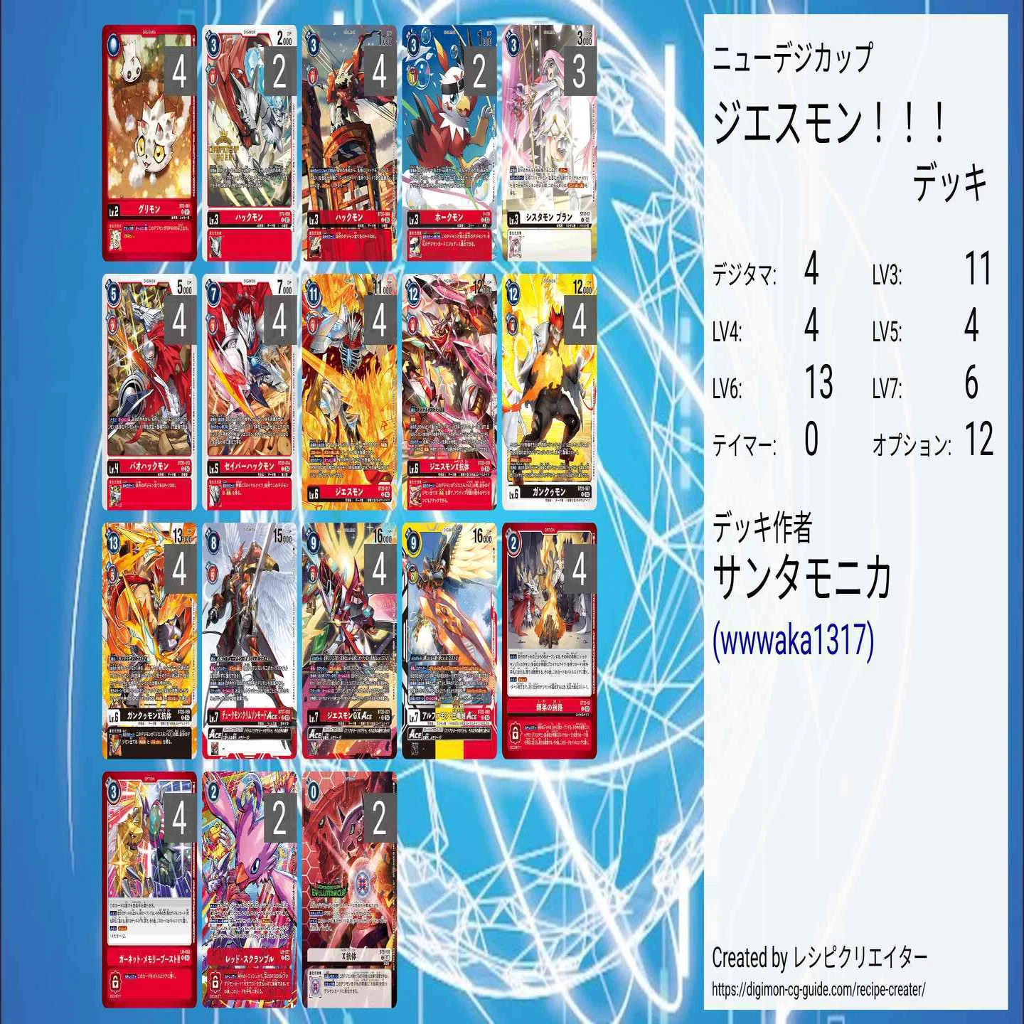 デジモンカードゲーム　ジエスモンデッキ 楽天市場】デジモンカードゲーム スタートデッキ ジエスモン 6パック入りBOX[バンダイ]《在庫切れ》 : あみあみ 楽天市場店 