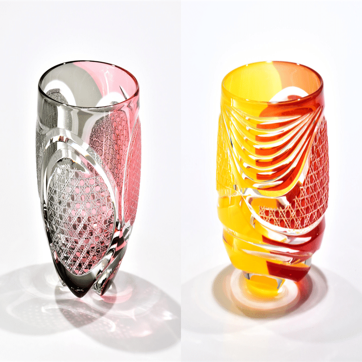 華硝 江戸切子 カットガラス グラス 伝統工芸品 江戸切子を世界に羽ばたくアート作品へ～関東も、共に未来へ＃21